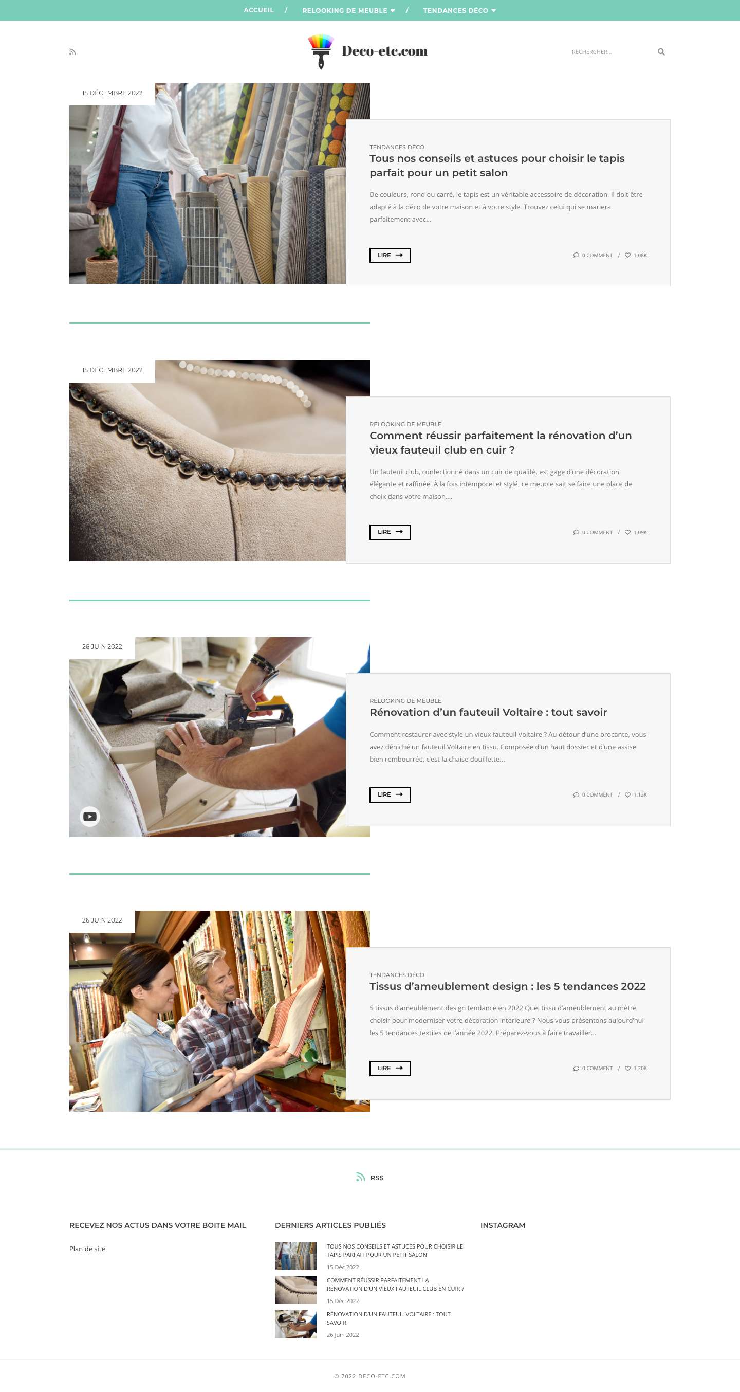 Déco etc… – De la déco et des astuces DIY - Full Screenshot
