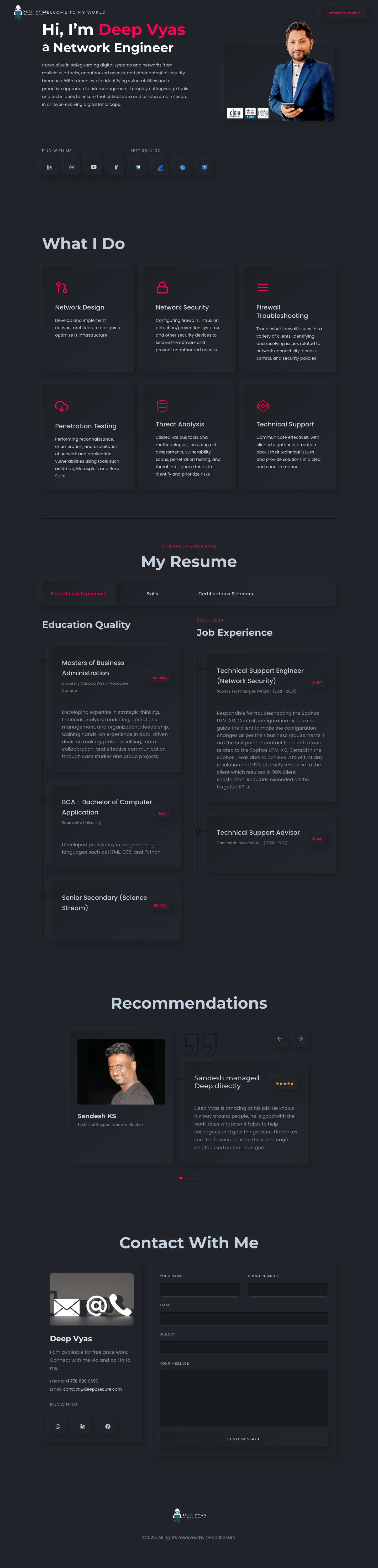 Deep2Secure – Let's Get to Know - Full Screenshot
