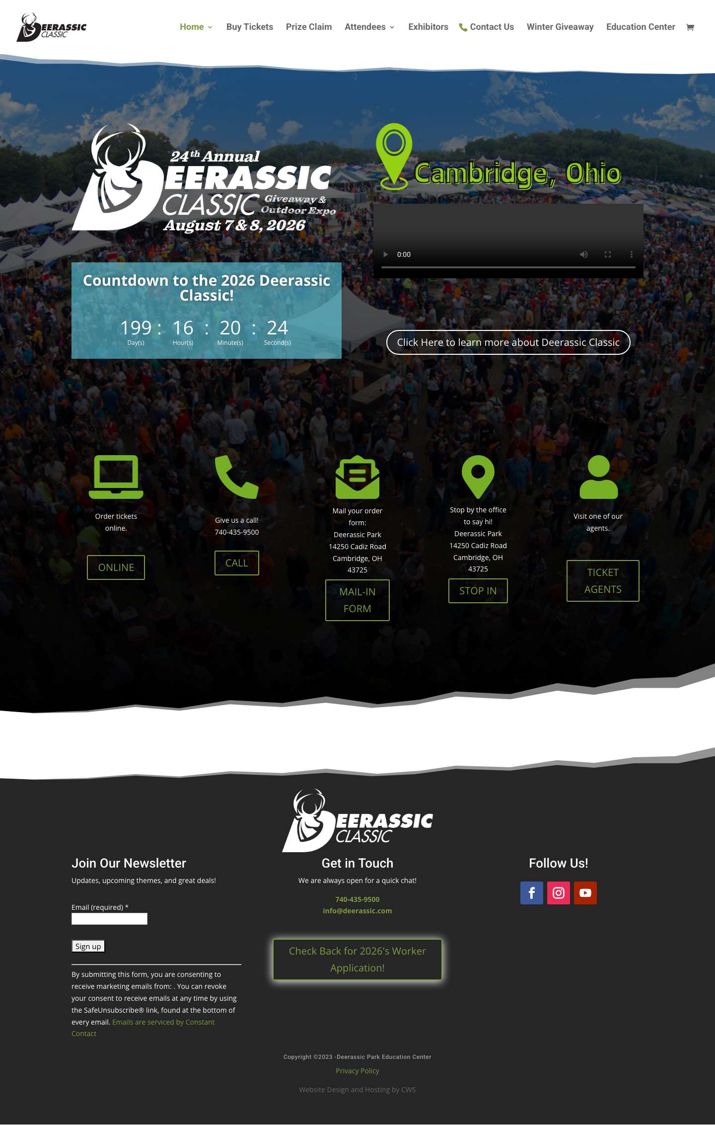 Deerassic Classic Giveaway & Outdoor Expo | - Full Screenshot