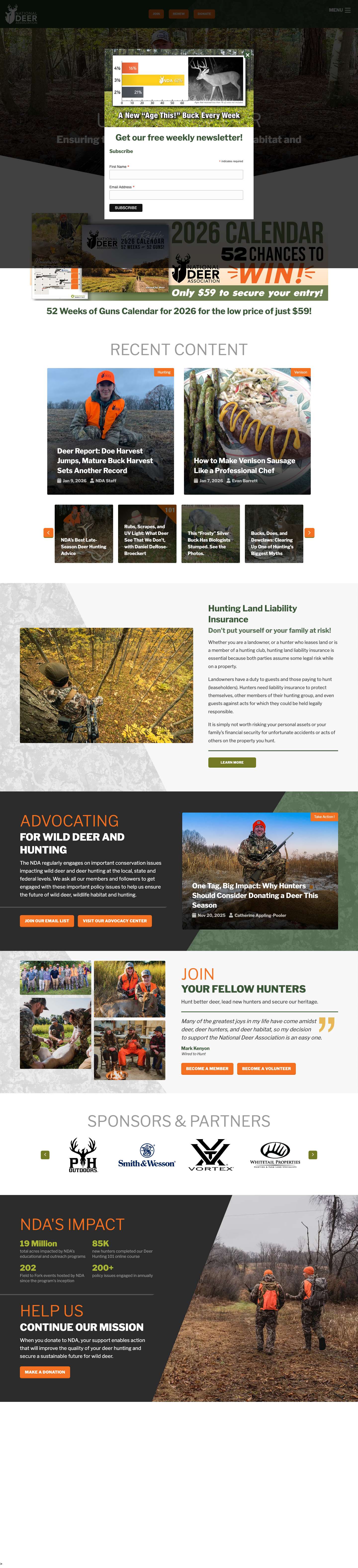Homepage | National Deer AssociationRow rect ShapeRow midpoint ShapeRow rect ShapeRow rect ShapeRow rect ShapeRow rect Shape - Full Screenshot