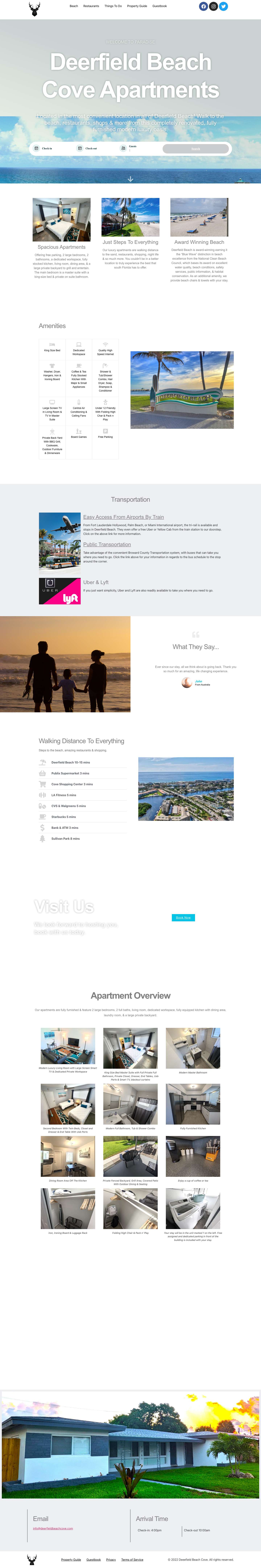 Deerfield Beach Cove Apartments | Welcome To Paradise - Full Screenshot