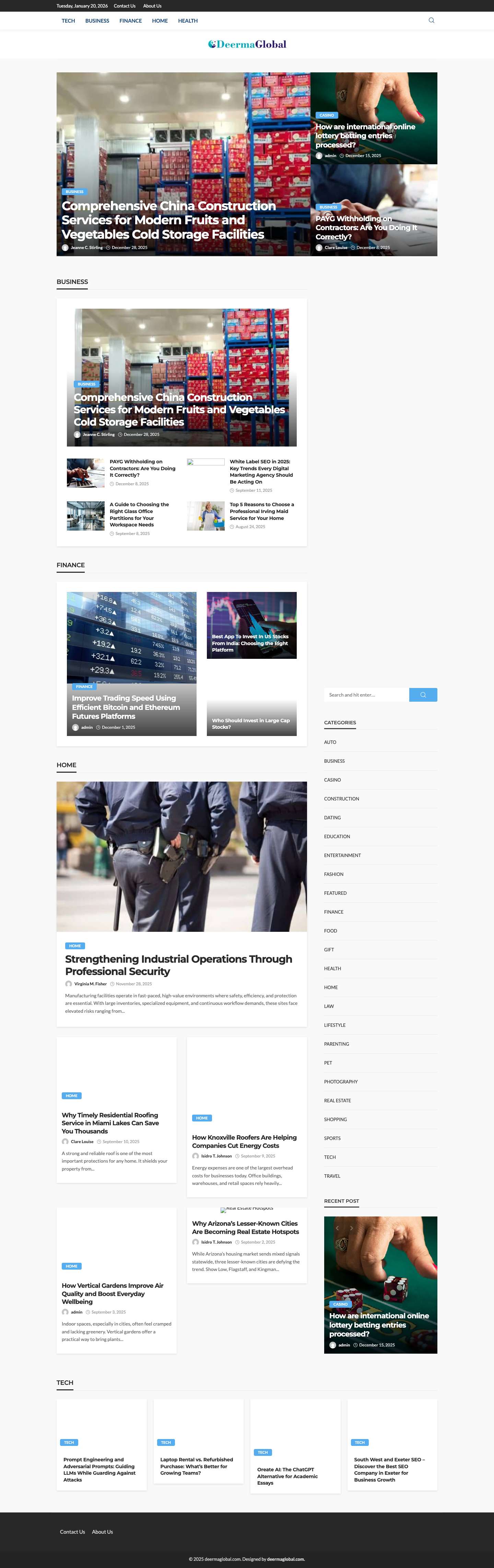 Deerma Global | General Blog - Full Screenshot