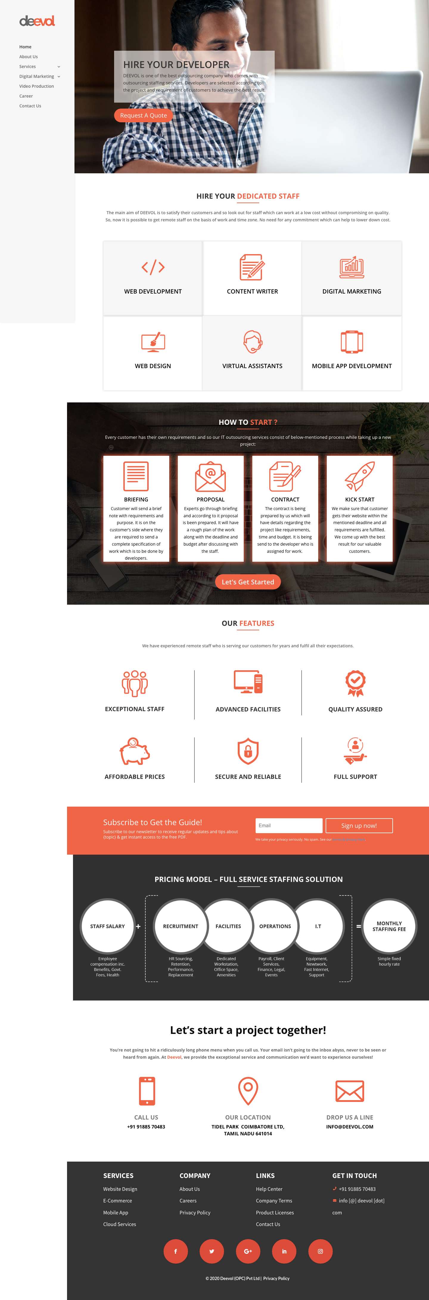 Web Design & Development | Video Production Company in India | - Full Screenshot