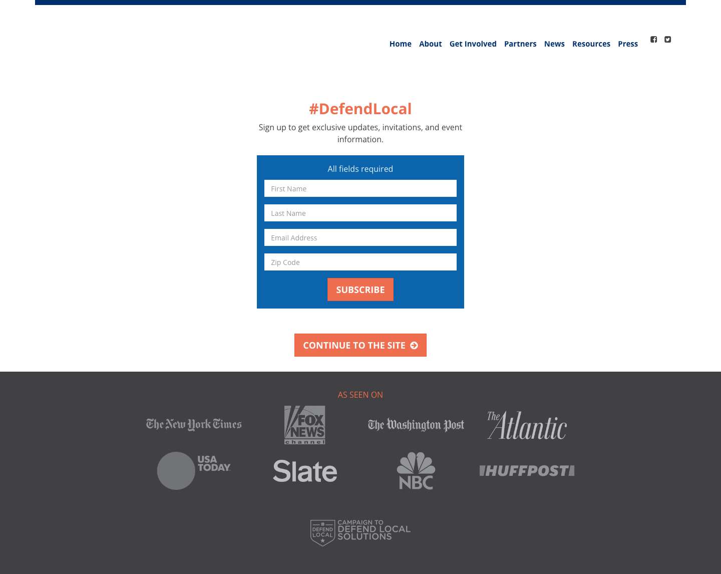 Defend Local Solutions - #DefendLocal - Full Screenshot