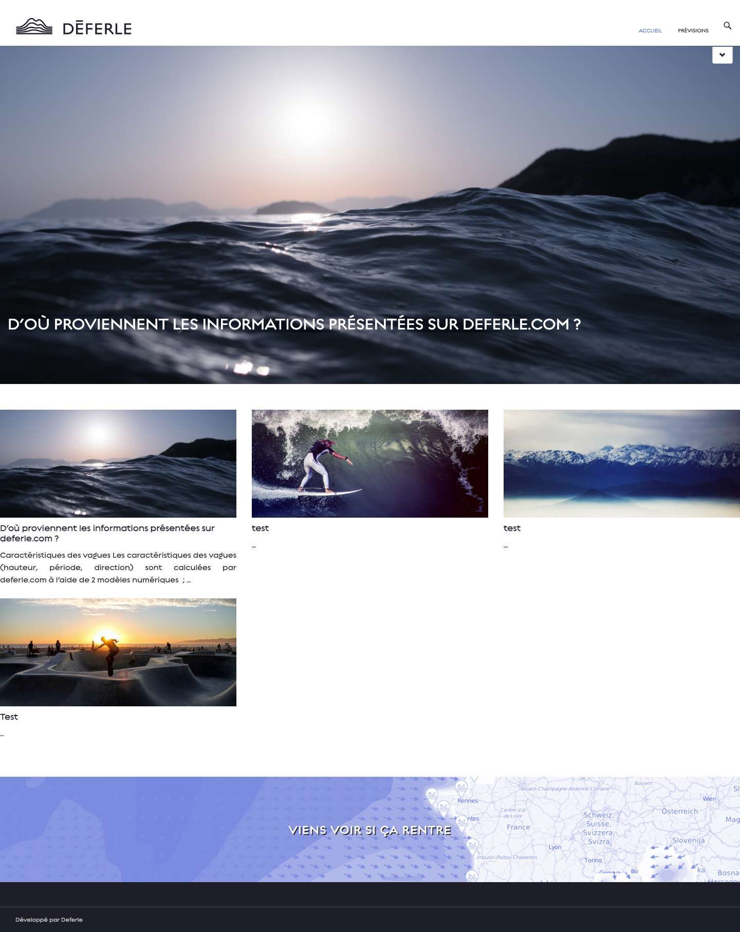 Accueil - deferle - Full Screenshot