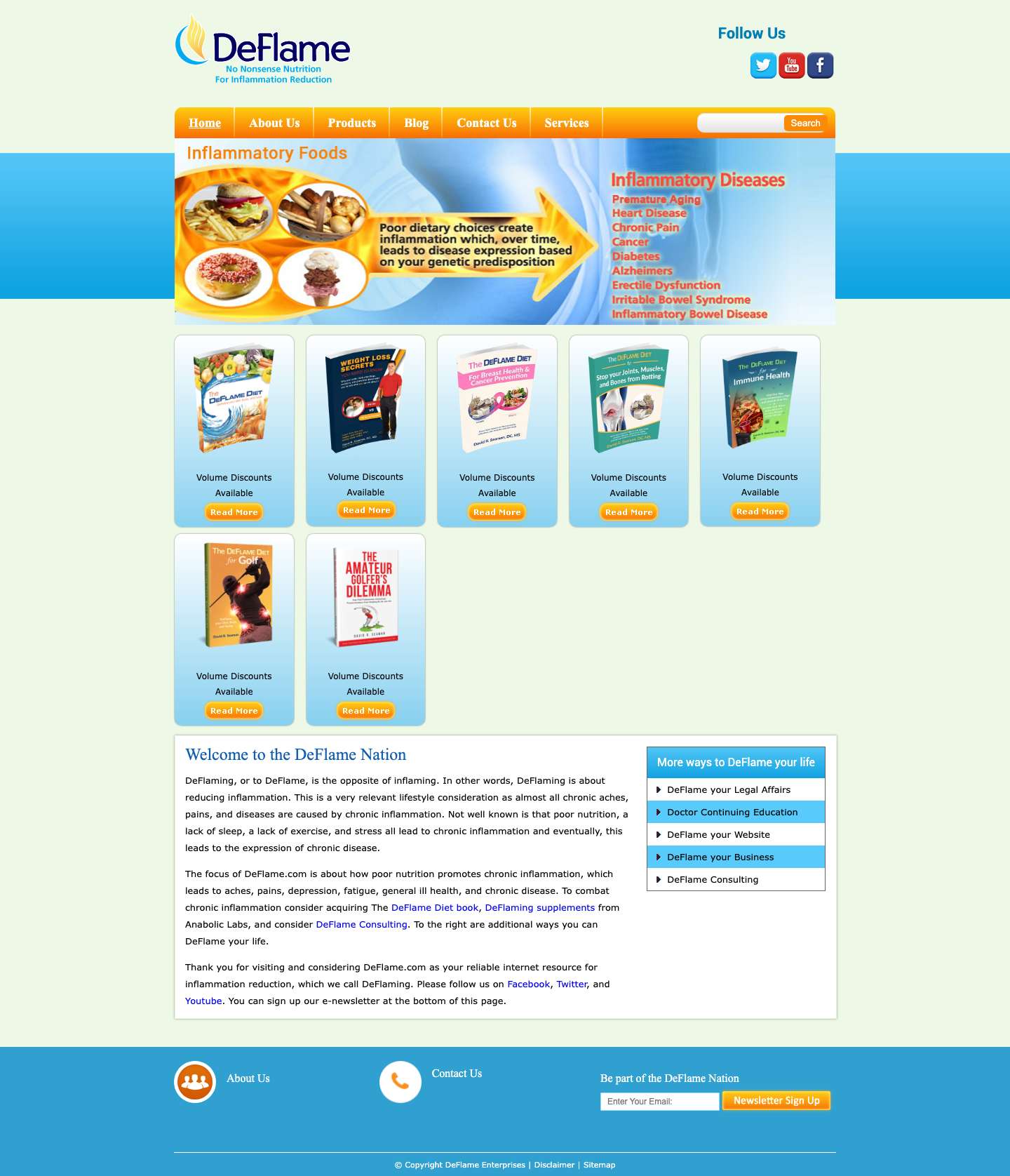 DeFlame Enterprise | DeFlaming Supplements - Full Screenshot