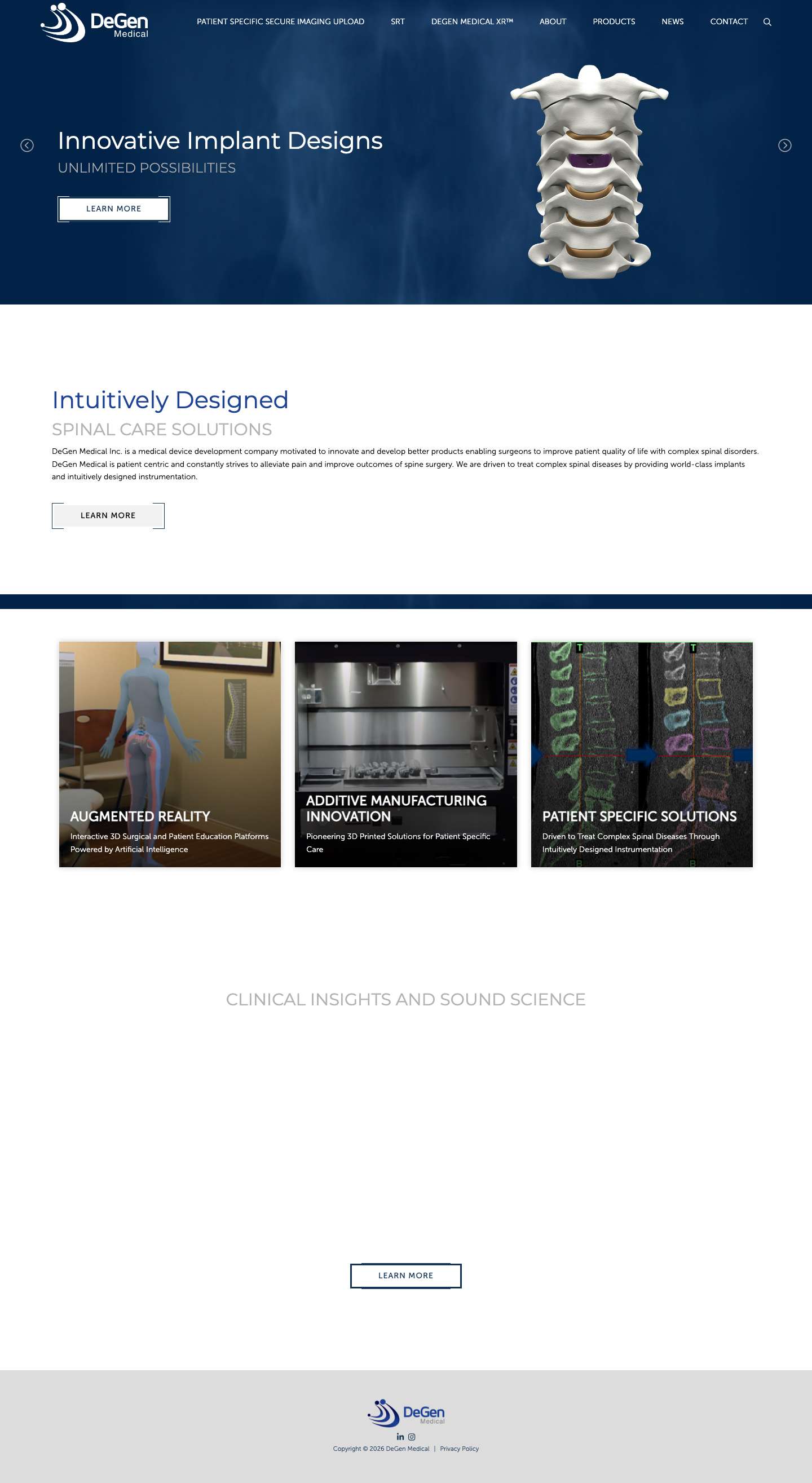 Home - DeGen Medical - Full Screenshot