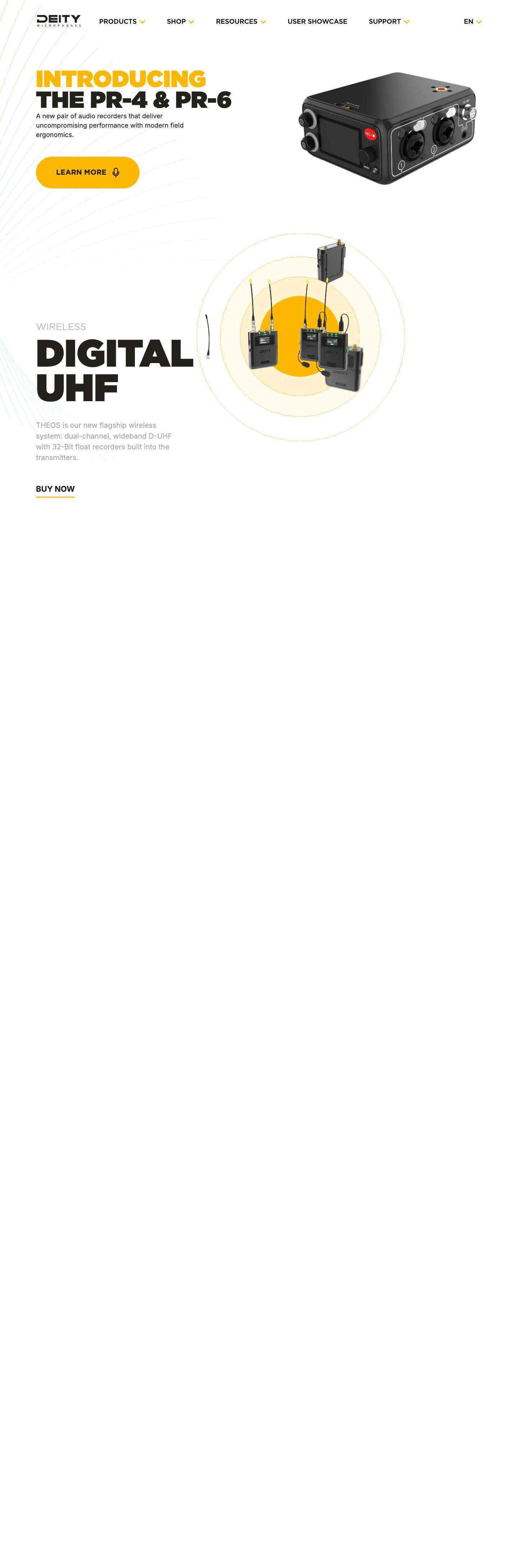 Deity Microphones – Deity Microphones is committed to making unique microphones and products that get the job done. - Full Screenshot