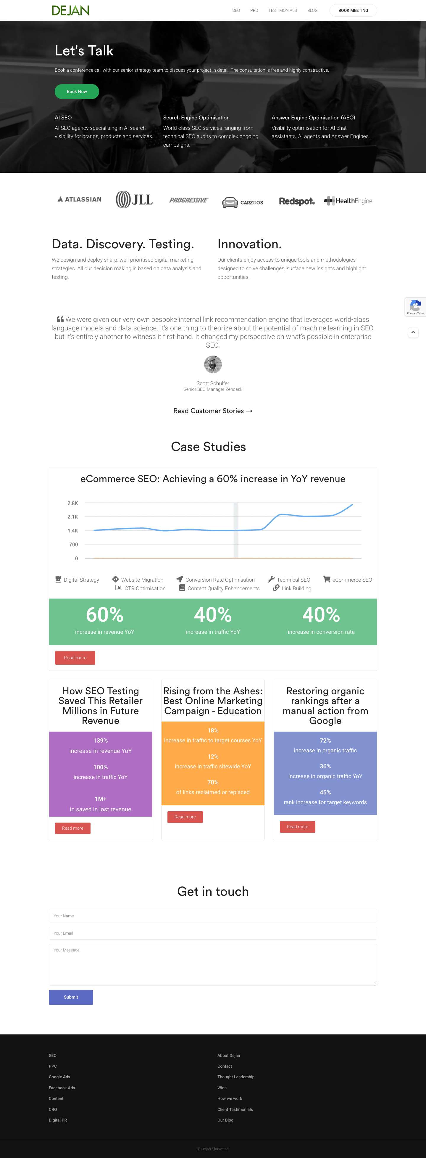 Australian AI SEO Agency - Full Screenshot