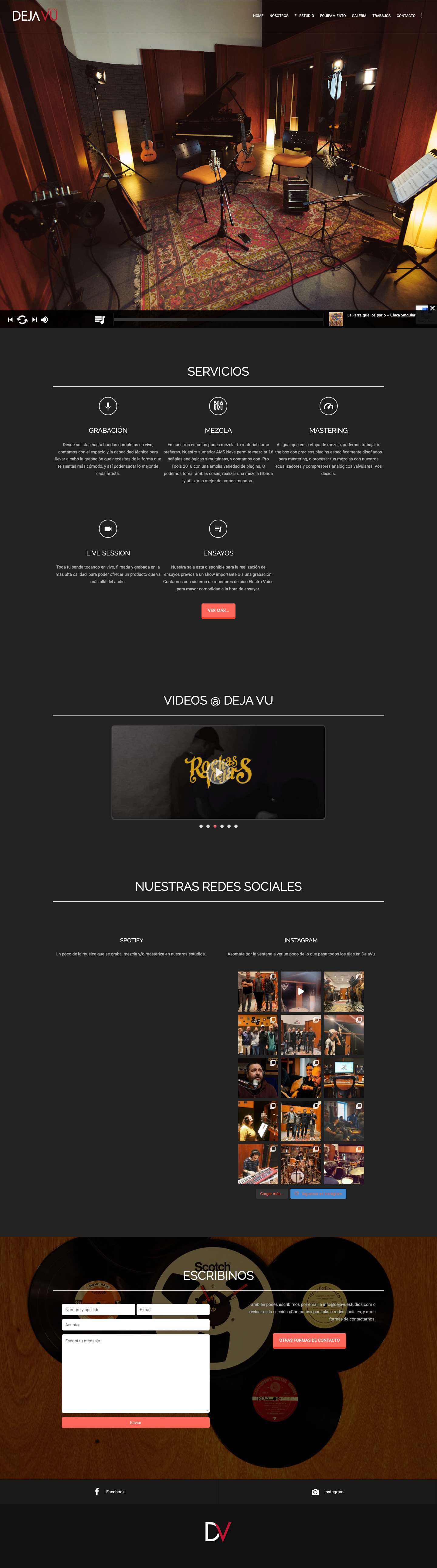 Deja Vu Estudios - Full Screenshot