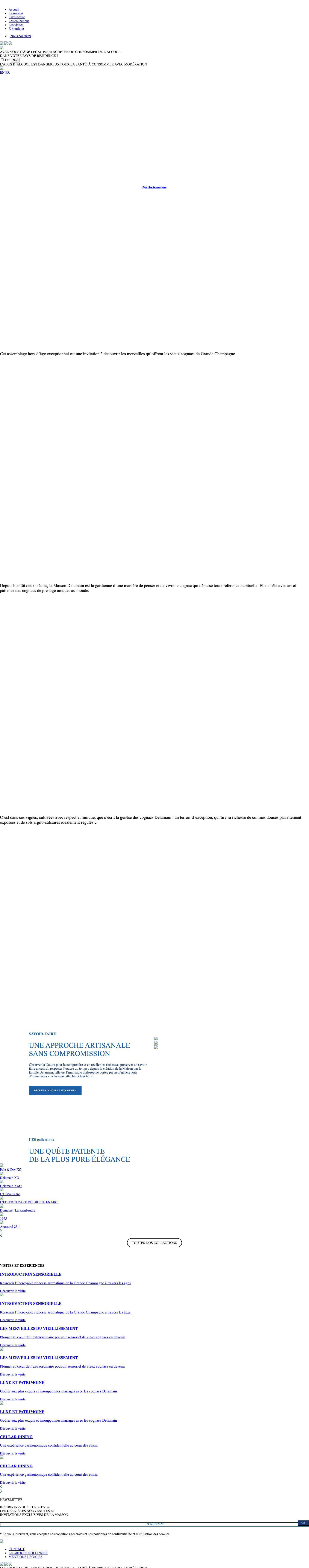 Cognac Delamain | Un regard singulier sur l’élaboration du cognac - Full Screenshot