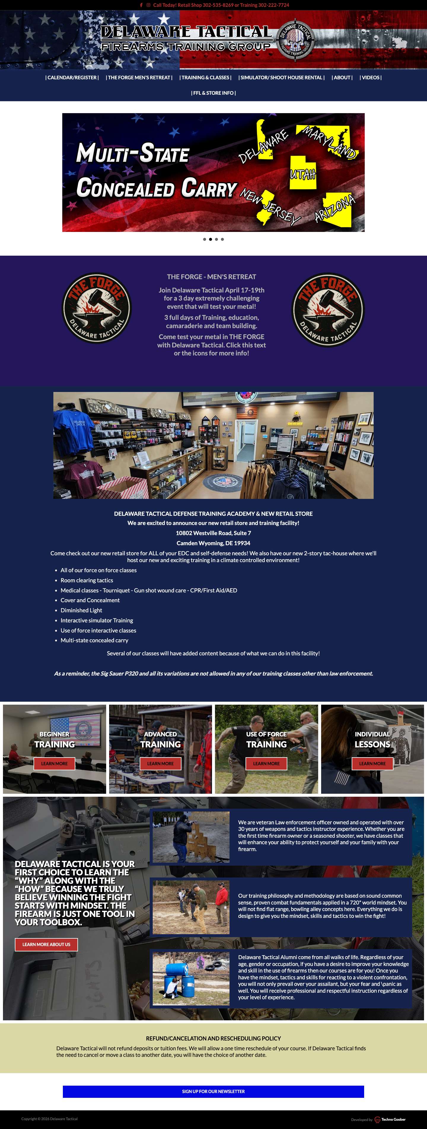 Delaware Tactical – Firearms Training Group2019-logo - Full Screenshot