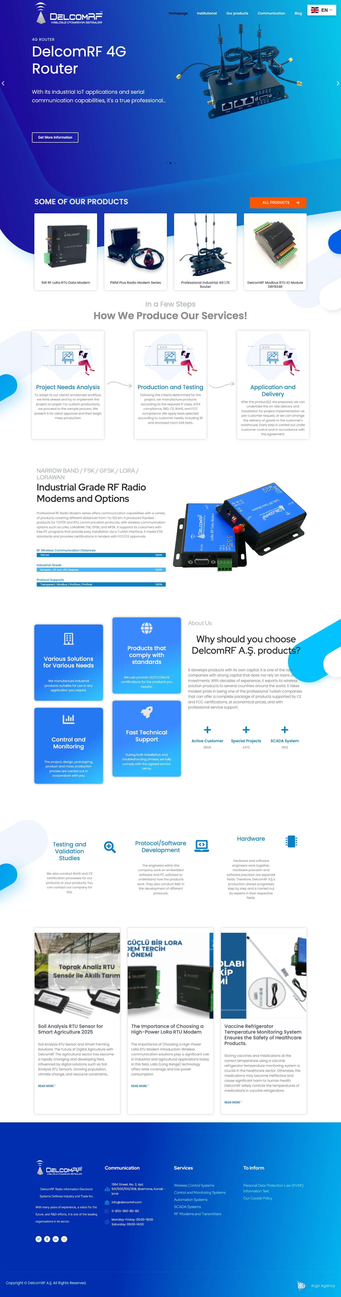 Anasayfa - Delcom - Full Screenshot