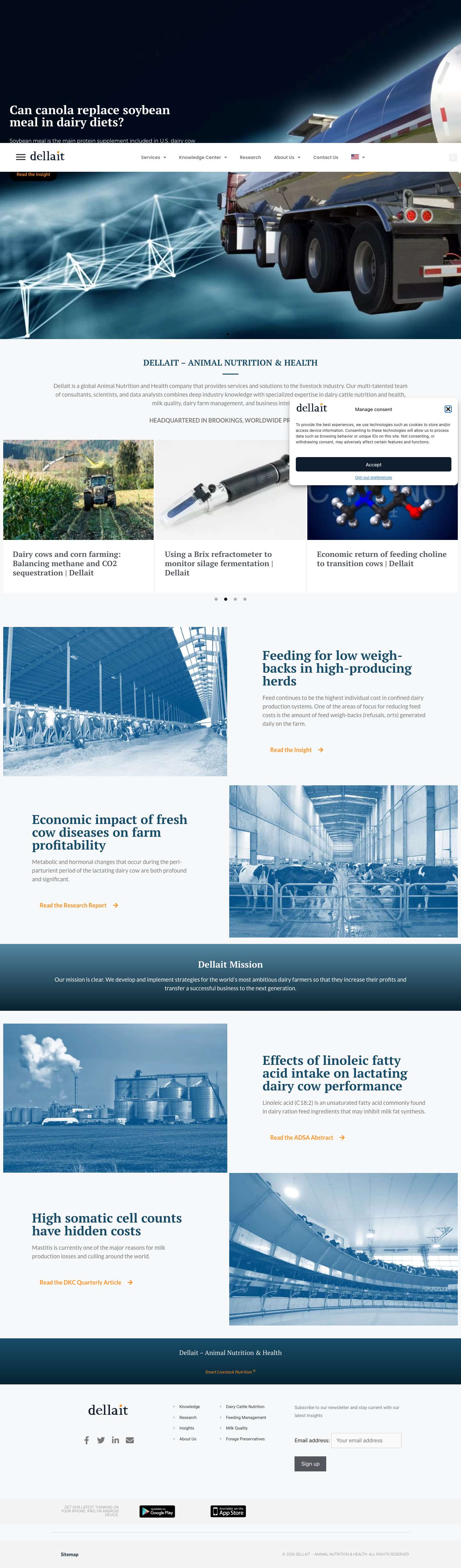 Dellait - Animal Nutrition and HealthDellait - Animal Nutrition and HealthMe - Full Screenshot
