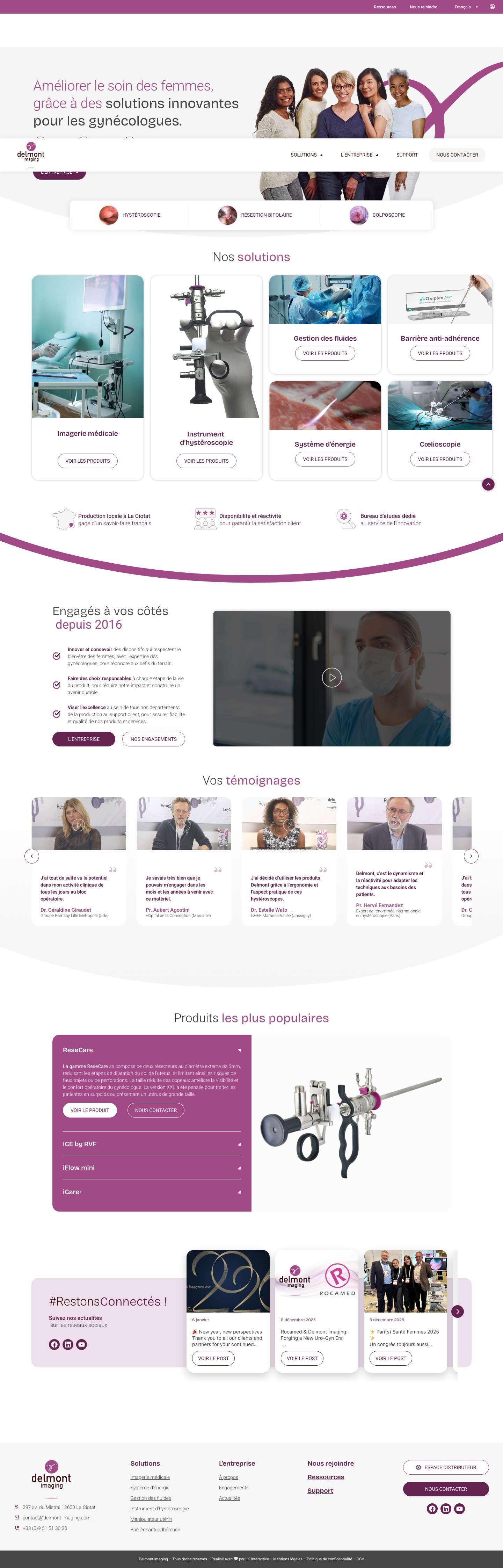 Accueil - Delmont - Full Screenshot