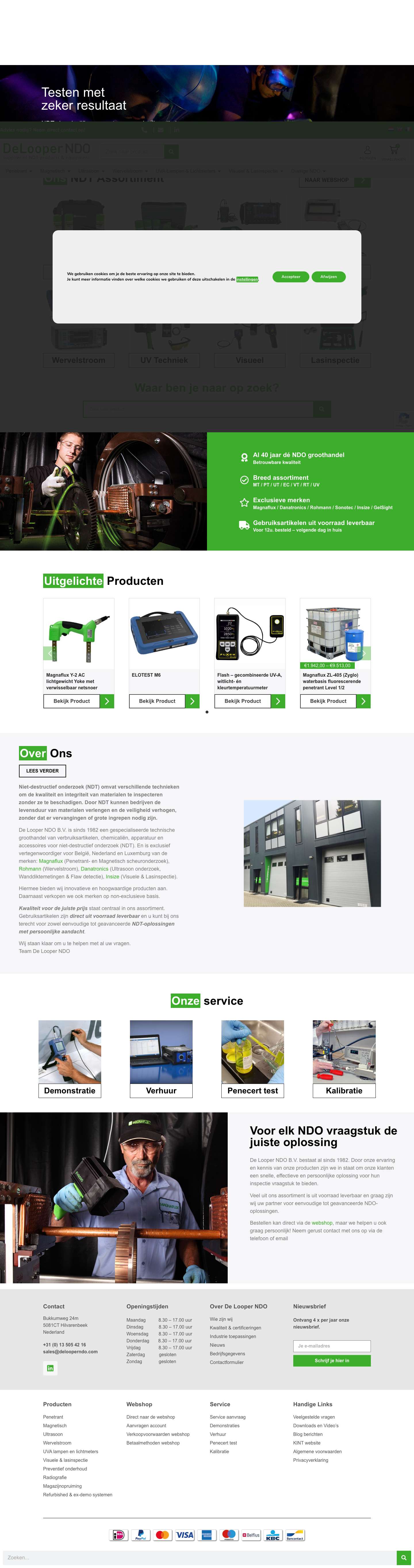 Home - De Looper N.D.O. - Full Screenshot