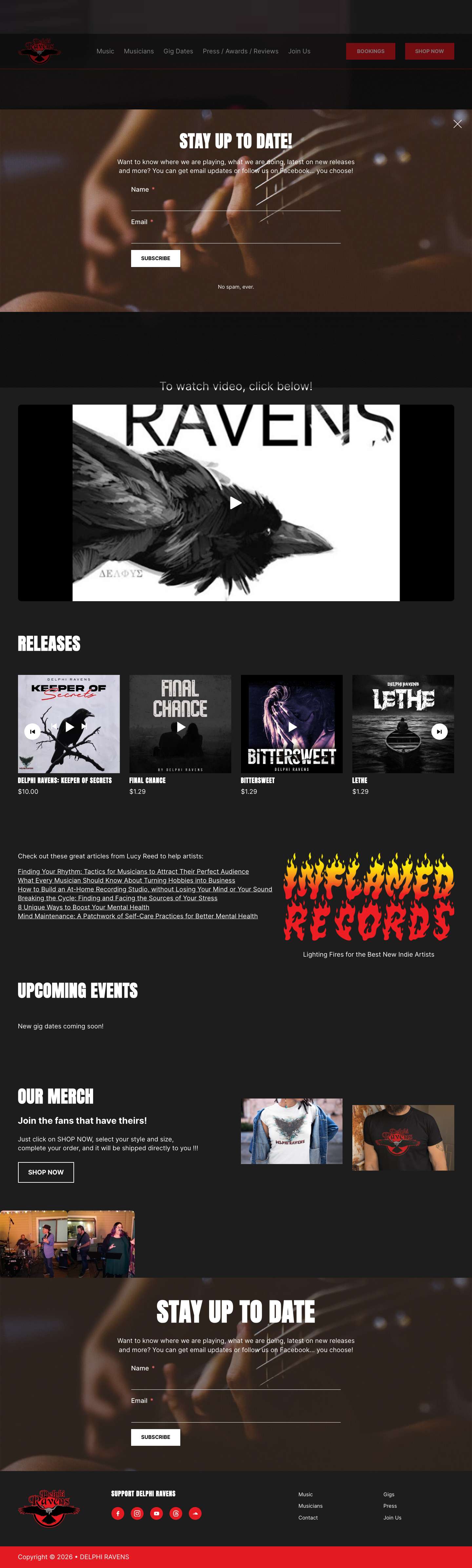 Best New Rock Band | Delphi Ravens - Full Screenshot