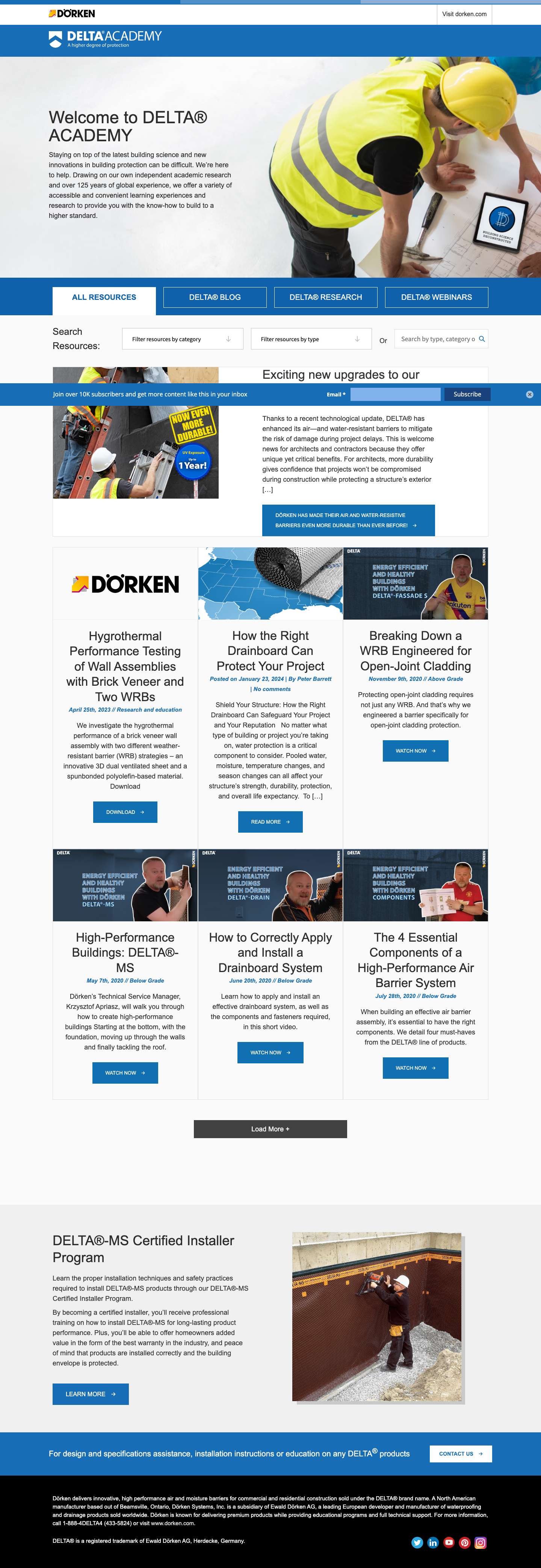 DELTA® ACADEMY | A higher degree of protection - Full Screenshot