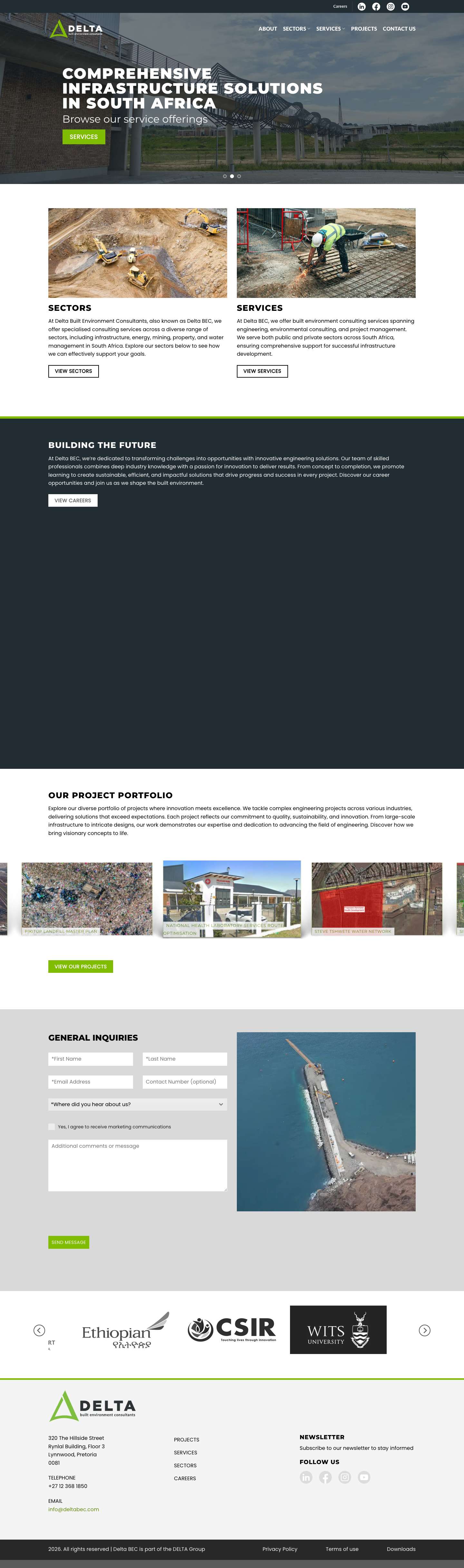 Home | Delta BEC - Full Screenshot