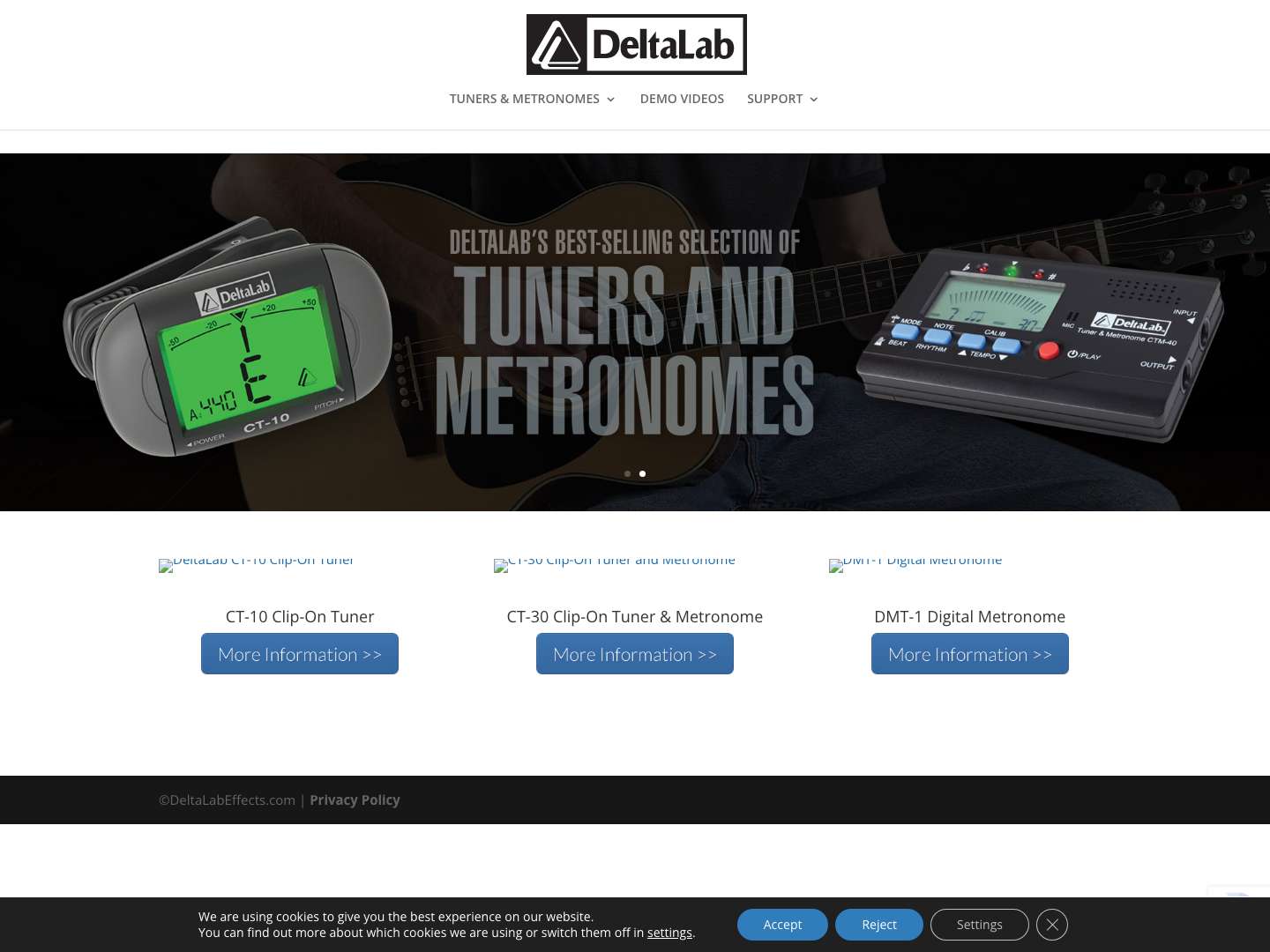 DeltaLab | Digital Tuners and Metronomes - Full Screenshot