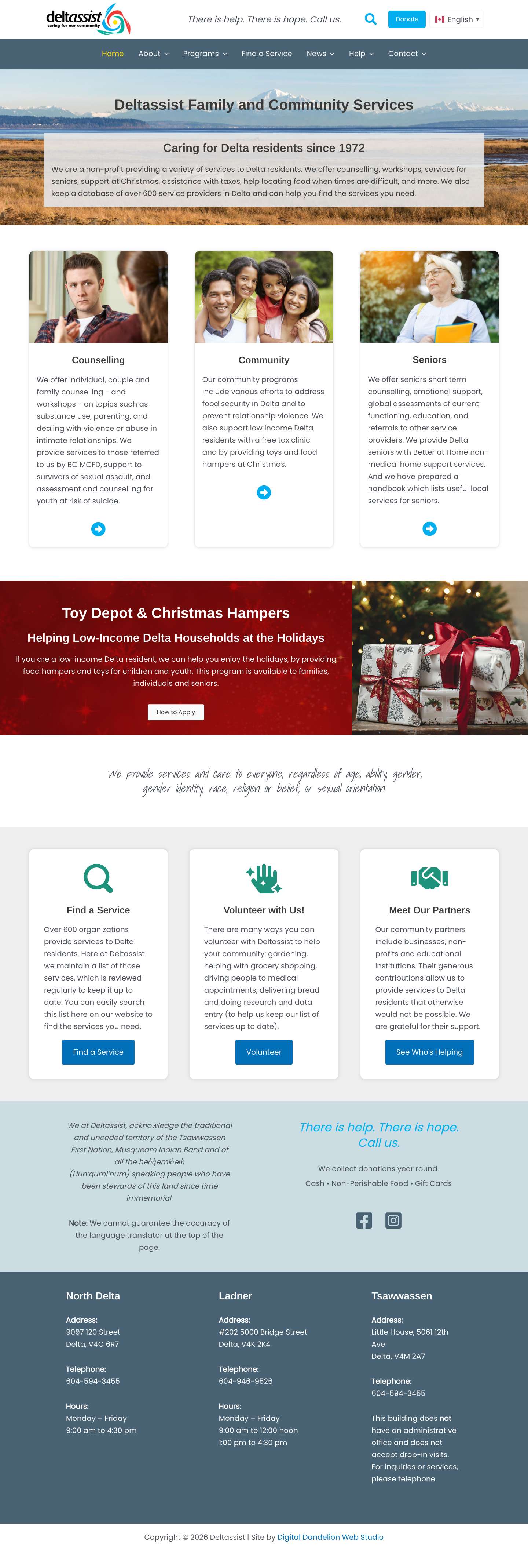 Deltassist – Caring for our community. - Full Screenshot