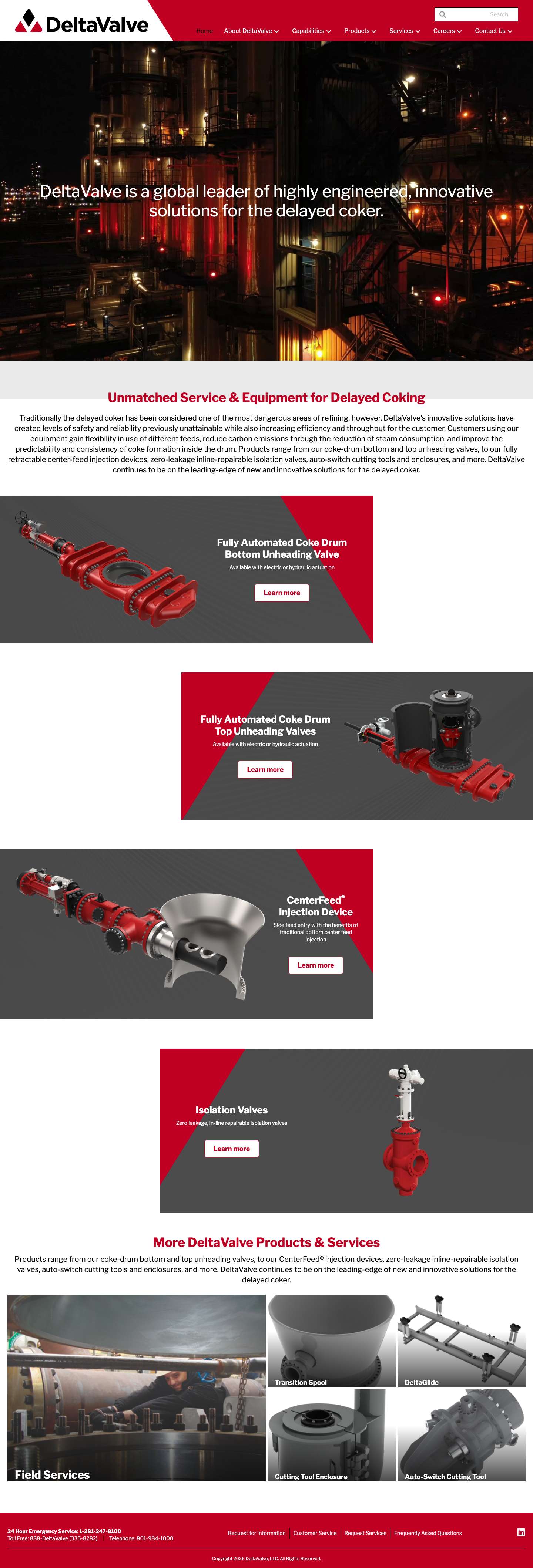 Welcome to DeltaValve - Full Screenshot