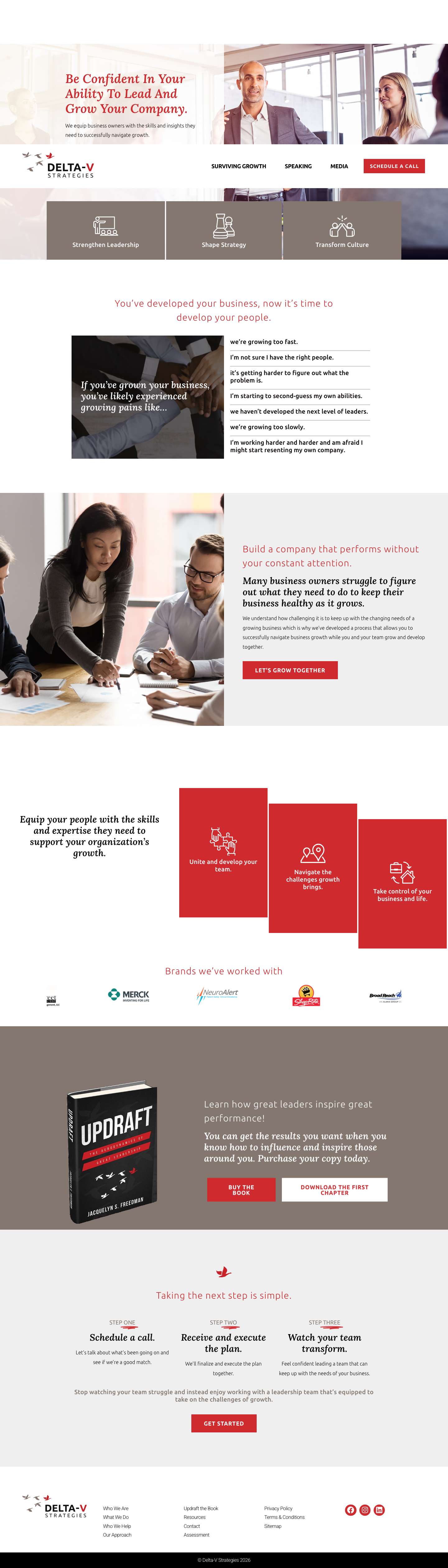 Home - Delta V Strategies - Full Screenshot