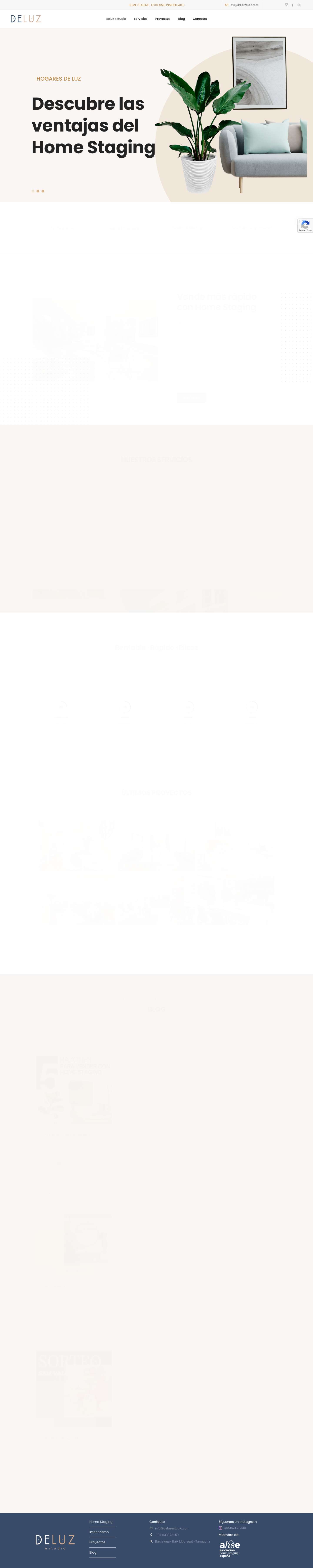 Deluz Estudio - deluzestudio.com - Full Screenshot