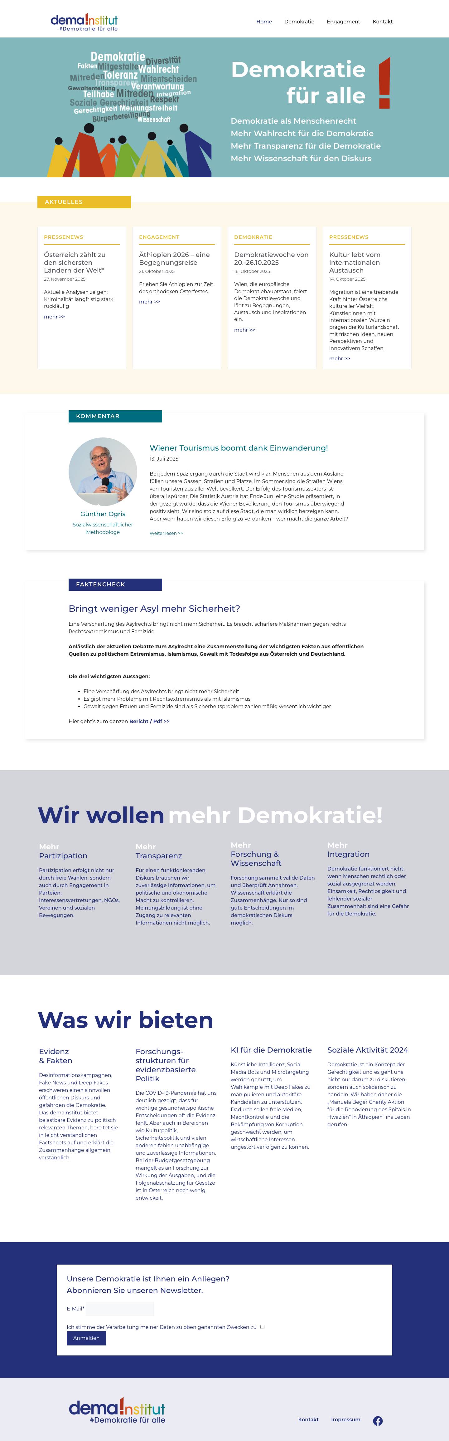 Home - dema-institut - Full Screenshot