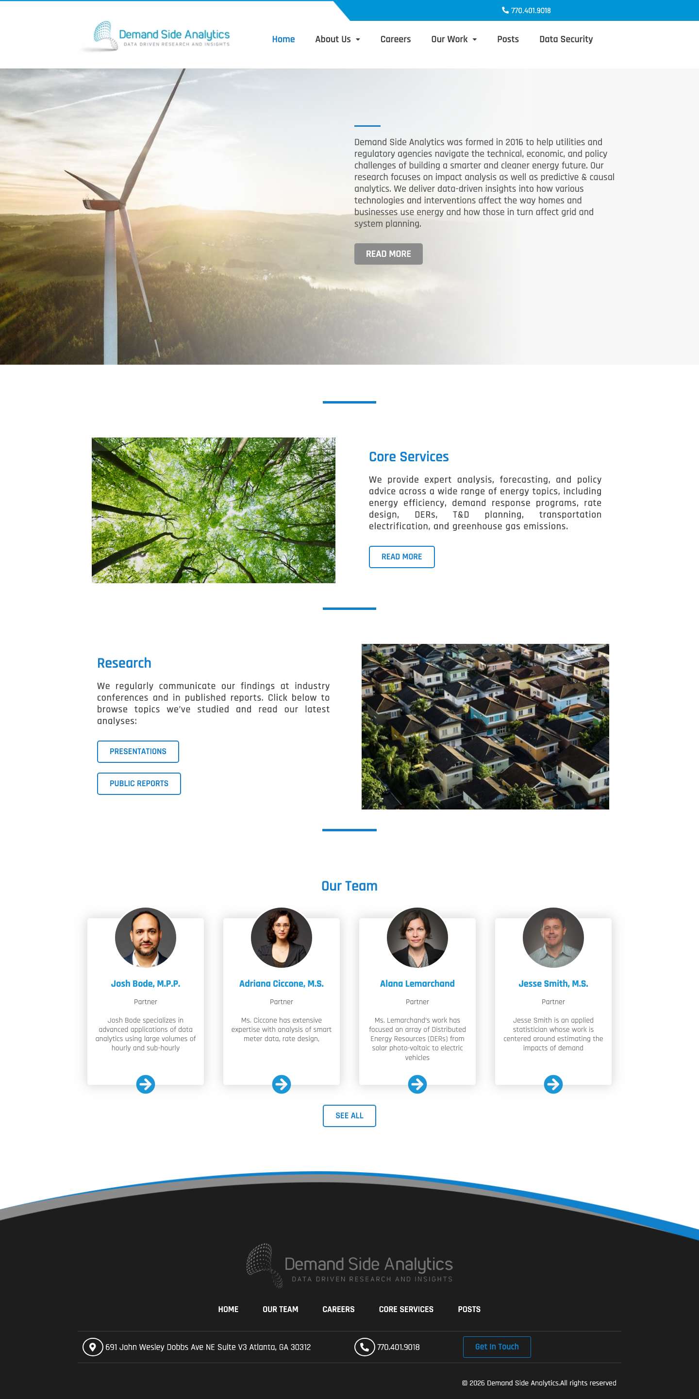 Demand Side Analytics – Data-driven analytics - Full Screenshot