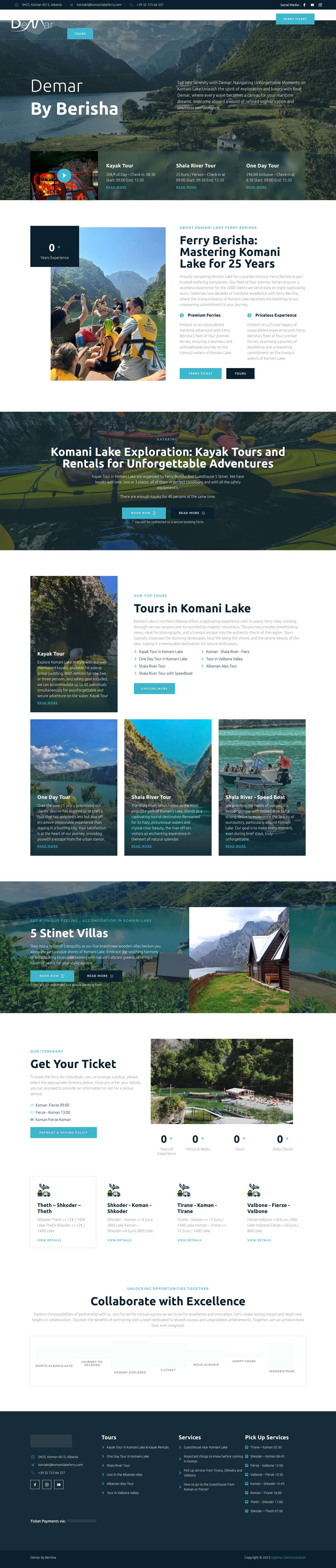 Demar By Berisha – Sail into Serenity with Demar: Navigating Unforgettable Moments on Komani Lake! - Full Screenshot