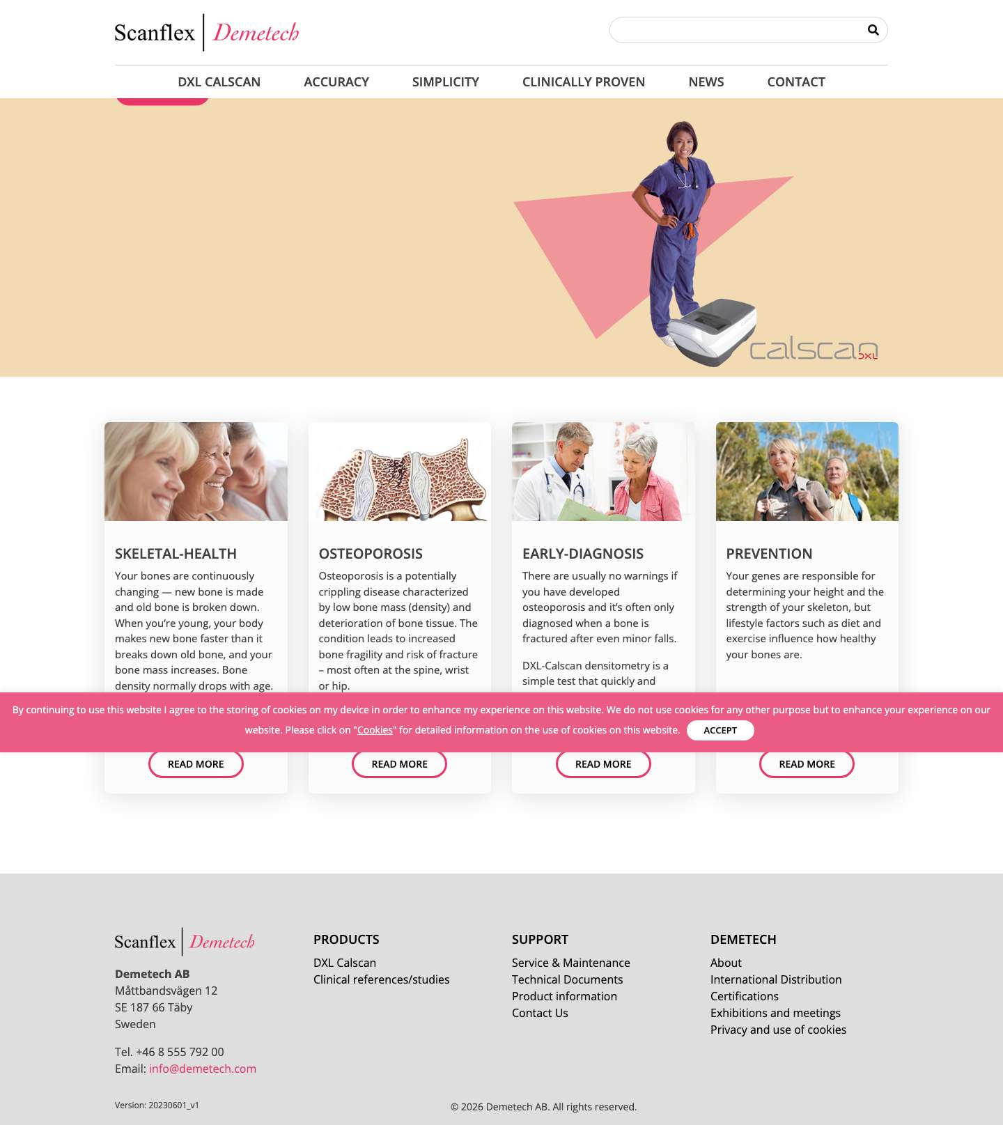 Home - Demetech - Full Screenshot