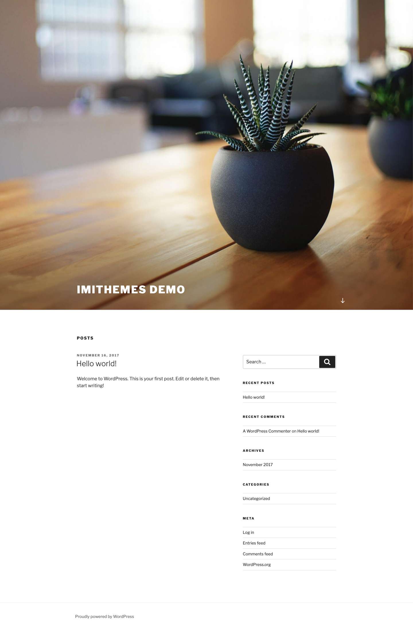 imithemes Demo - Full Screenshot
