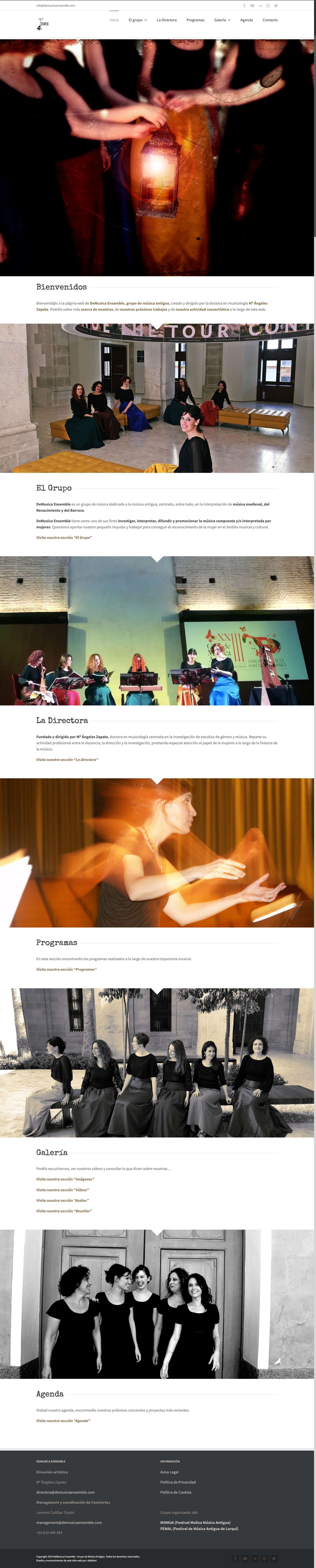 – Grupo Vocal Femenino de Música Antigua - Full Screenshot