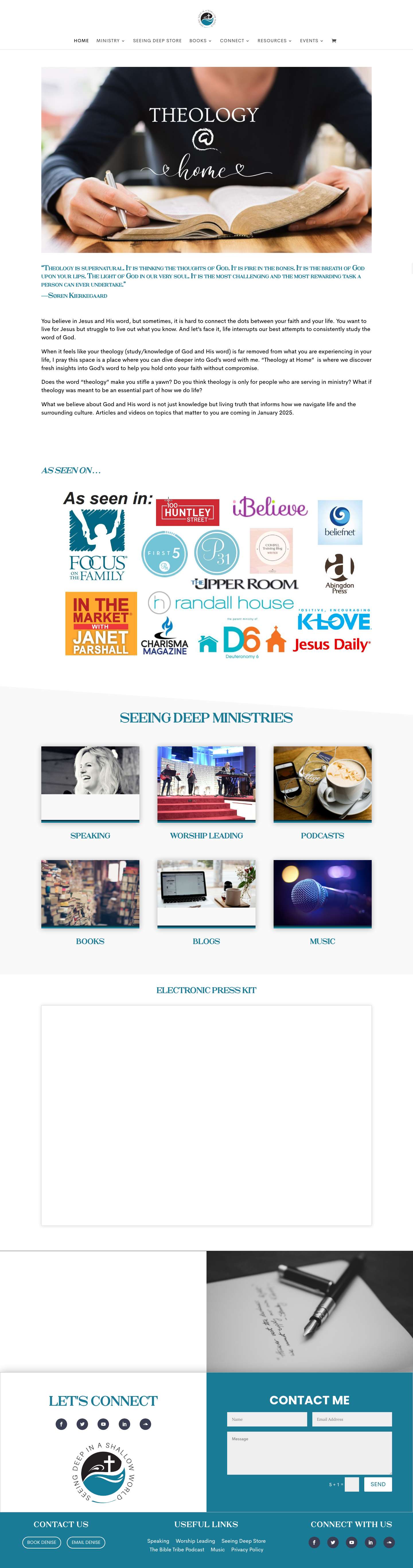 Home - Denise Pass - Full Screenshot