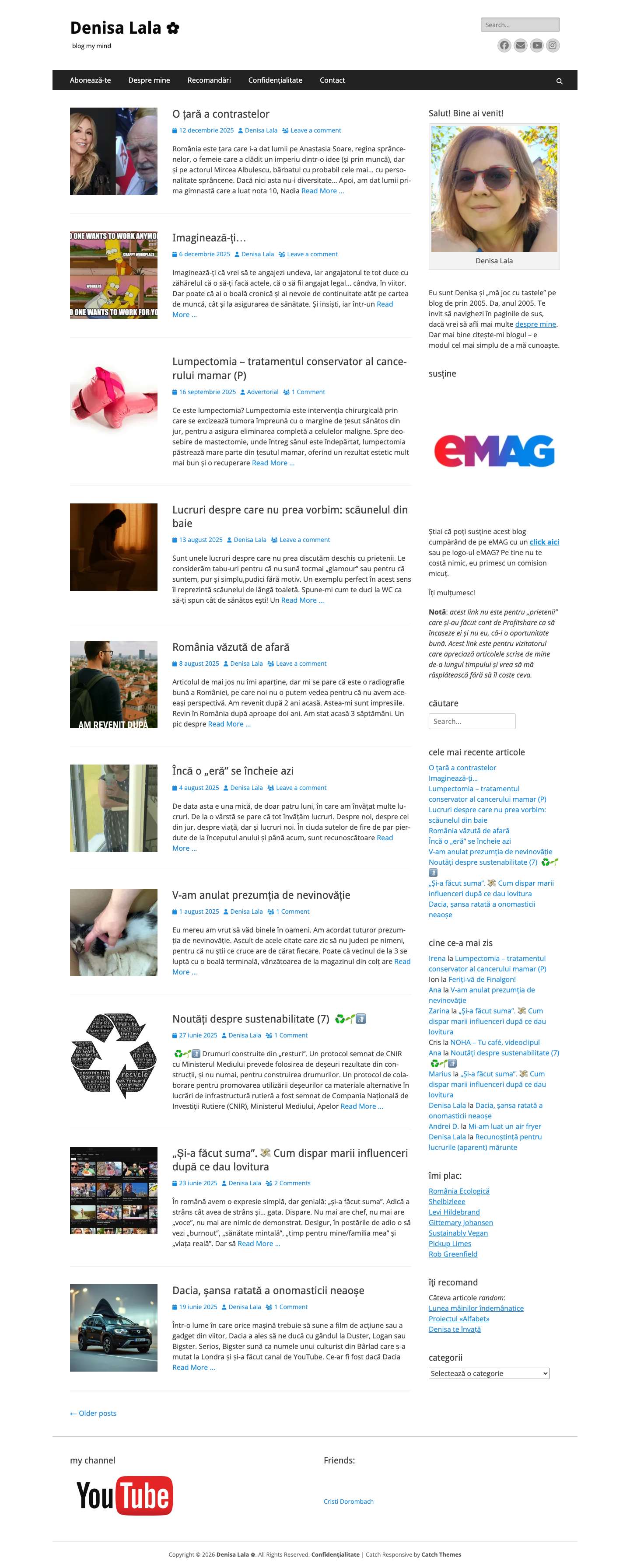 Denisa Lala ✿ – blog my mind - Full Screenshot