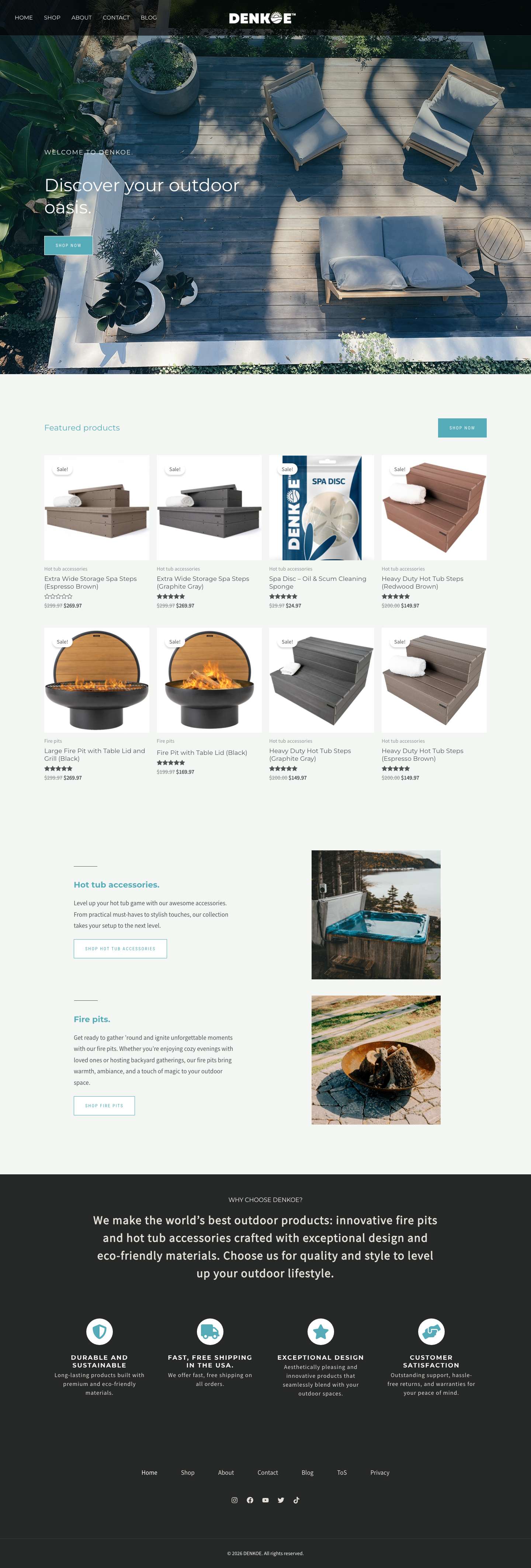 Home - DENKOE - Full Screenshot