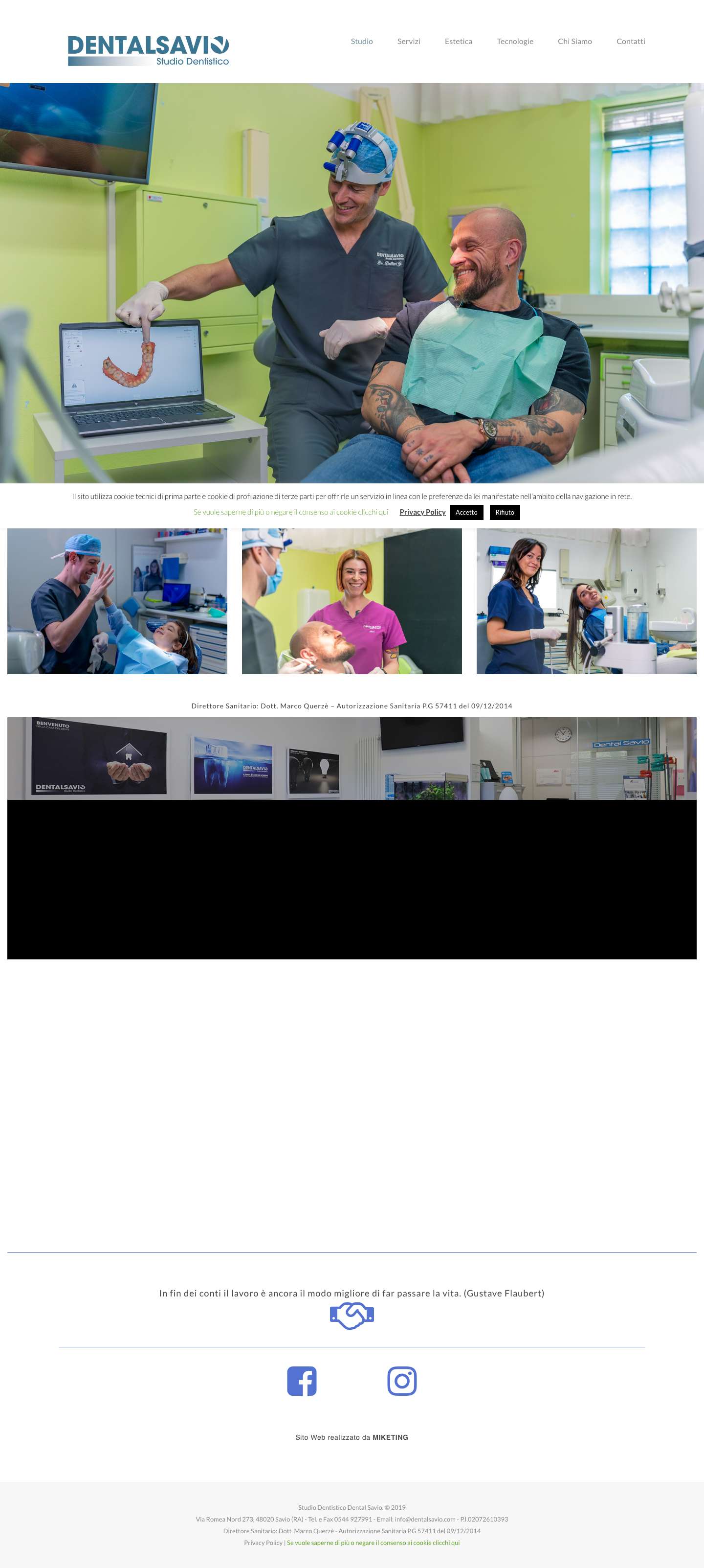 Dental Savio - Dentista Cervia e Ravenna - Full Screenshot