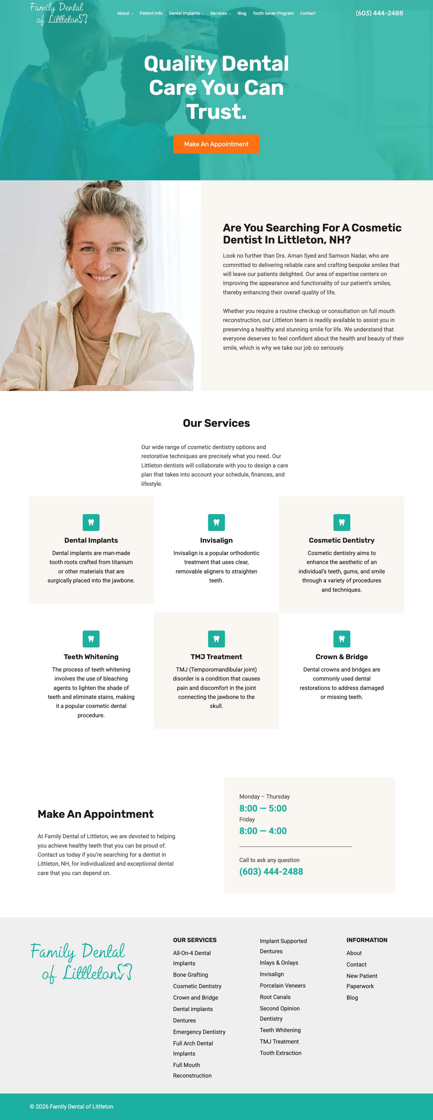 Family Dental of Littleton - Full Screenshot