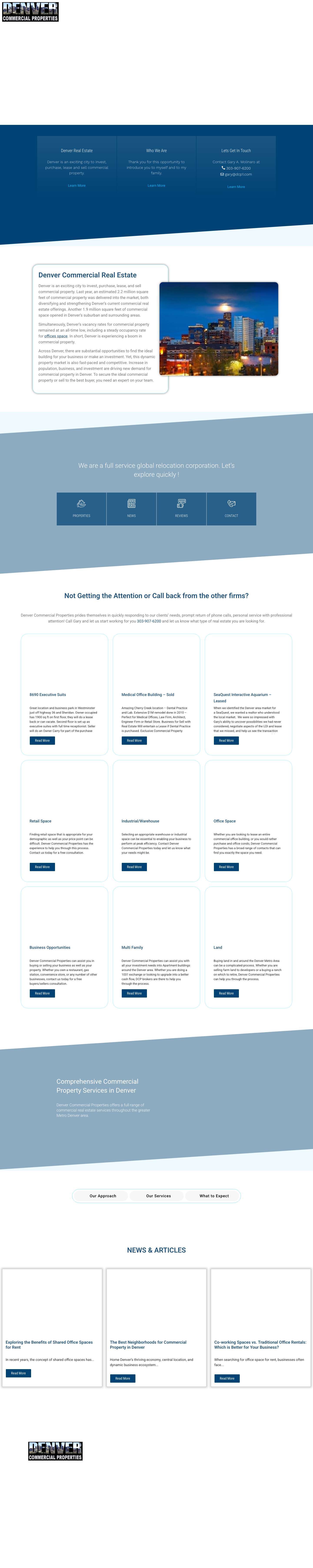 Denver Commercial Real Estate Property - Denver Commercial Properties - Full Screenshot