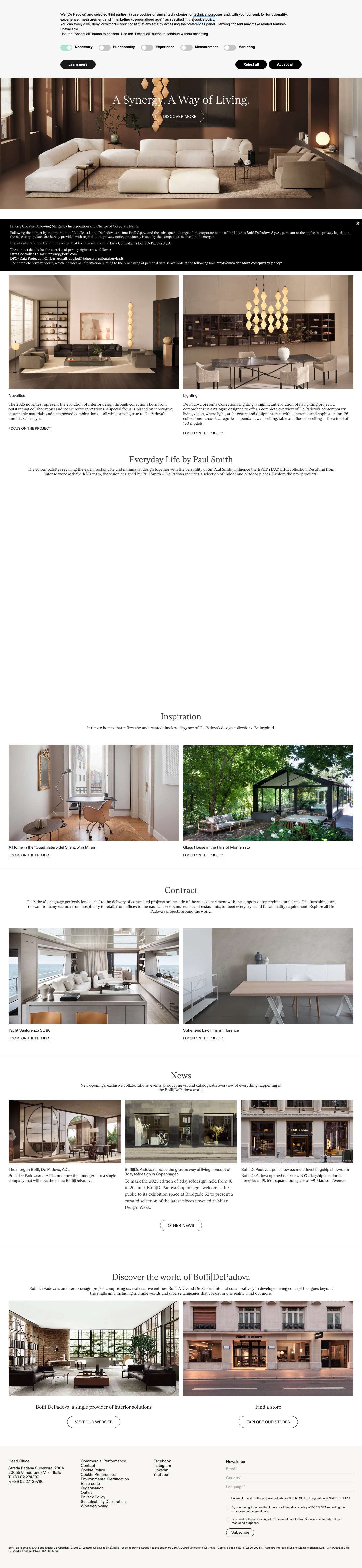 De Padova - Full Screenshot