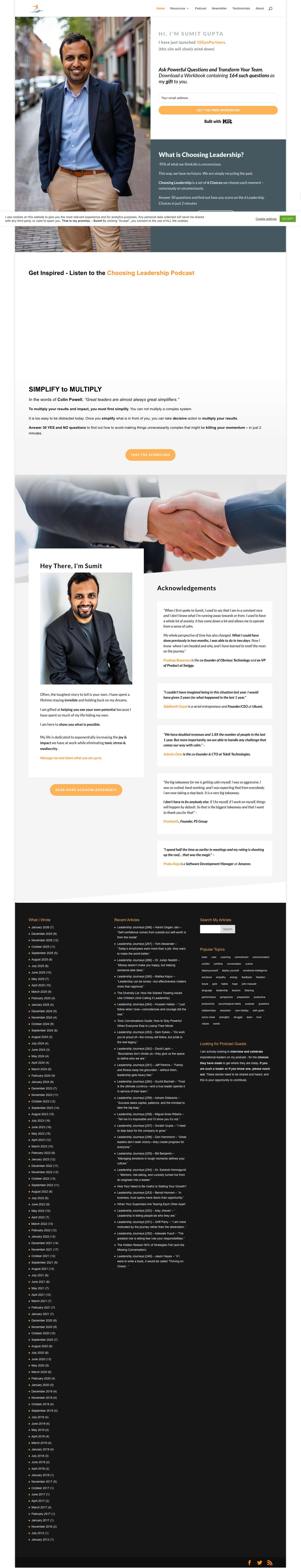 Sumit Gupta: CEO & No-Nonsense Leadership Coach, Amsterdam - Full Screenshot