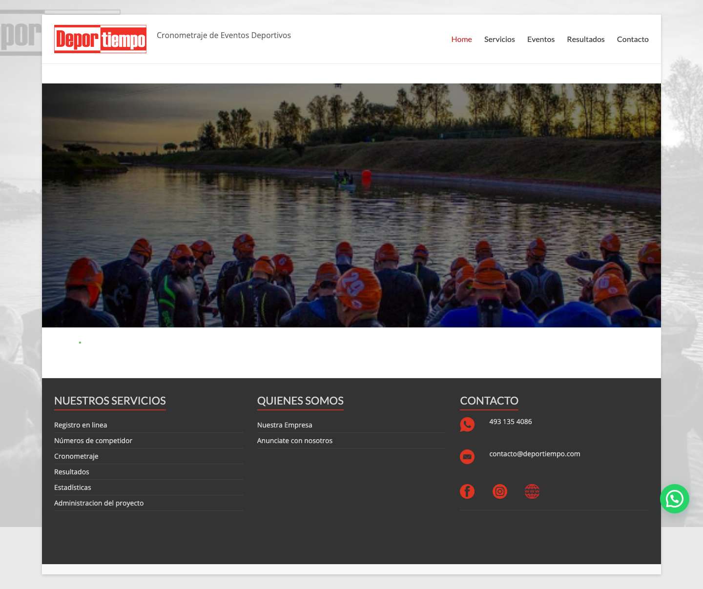 Cronometraje de Eventos DeportivosJoinchat - Full Screenshot