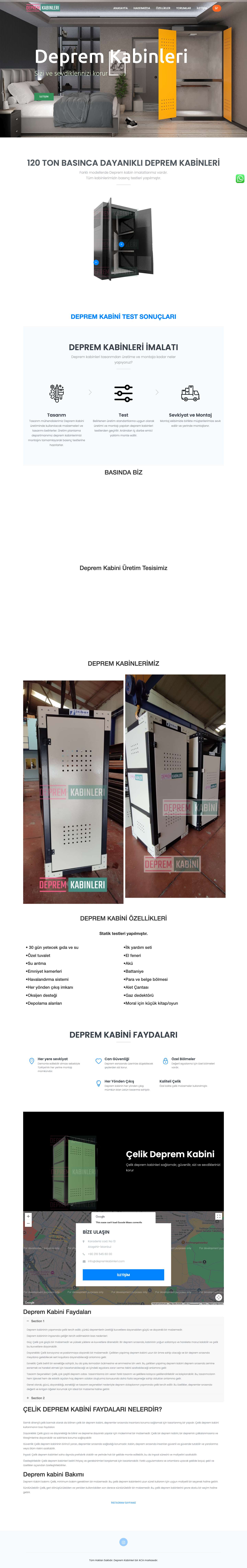 Deprem Kabinleri - Deprem Kabinleri - Full Screenshot