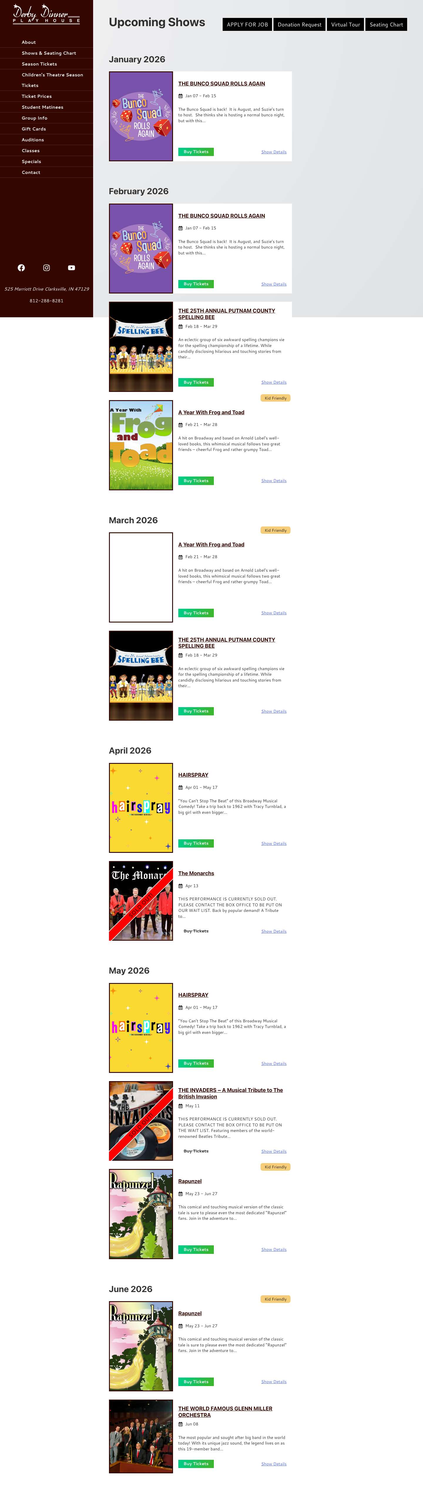 Derby Dinner Playhouse - Full Screenshot