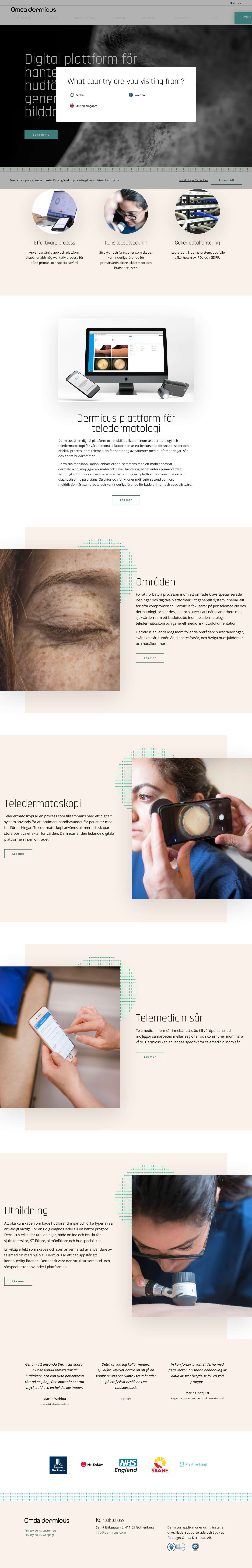 Snabb och säker bedömning av hudförändringar och sår - Dermicus - Full Screenshot