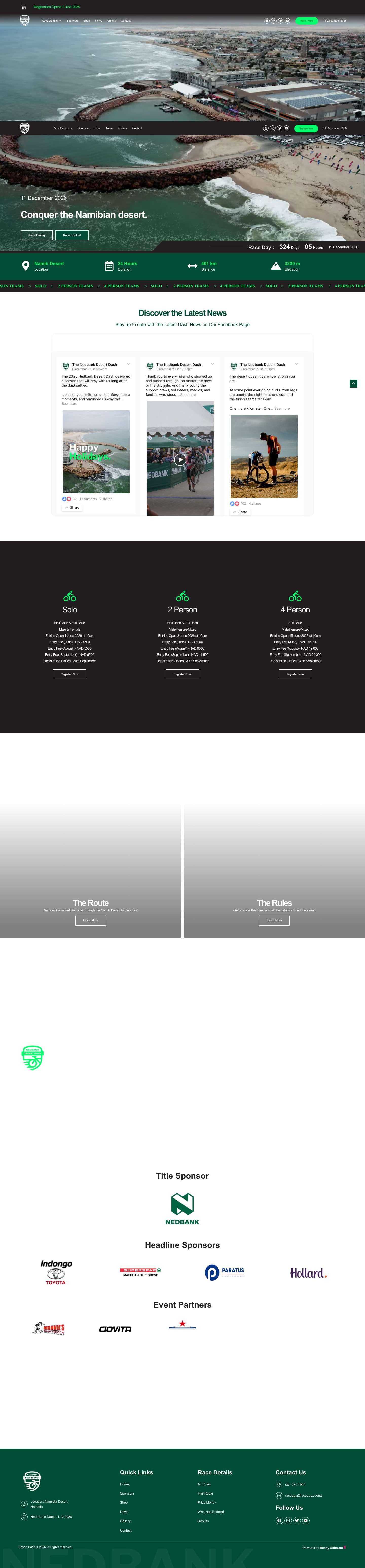 Nedbank Desert Dash - Full Screenshot