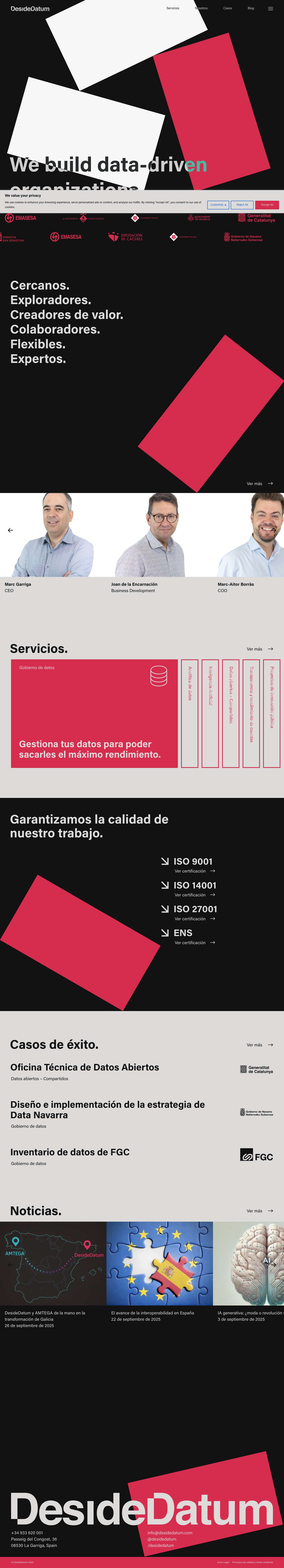 Home - DesideDatum - Full Screenshot