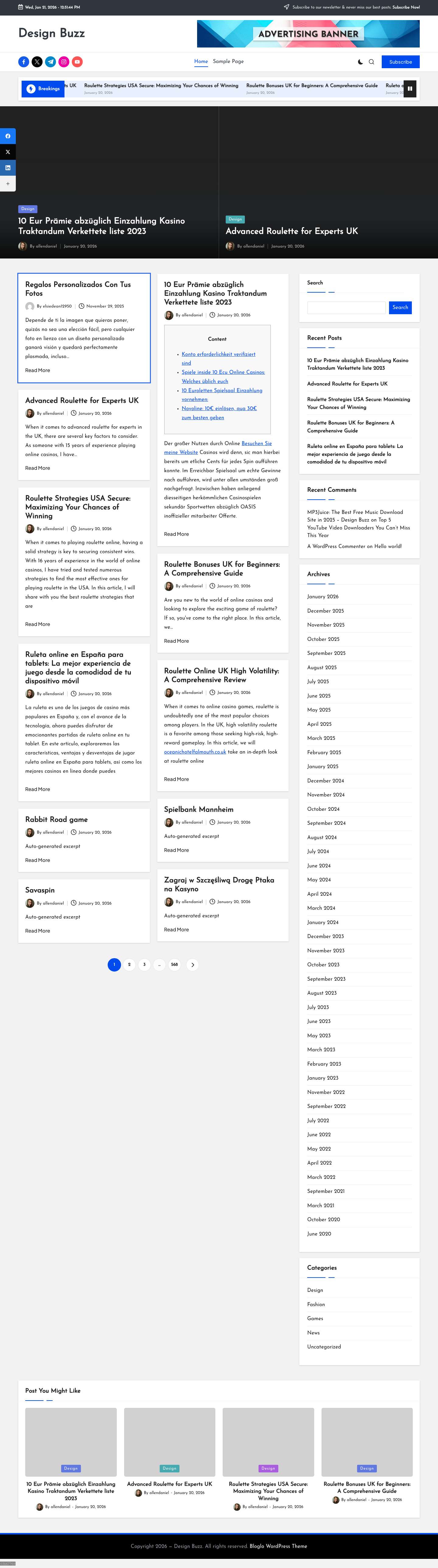 Design Buzz - Full Screenshot