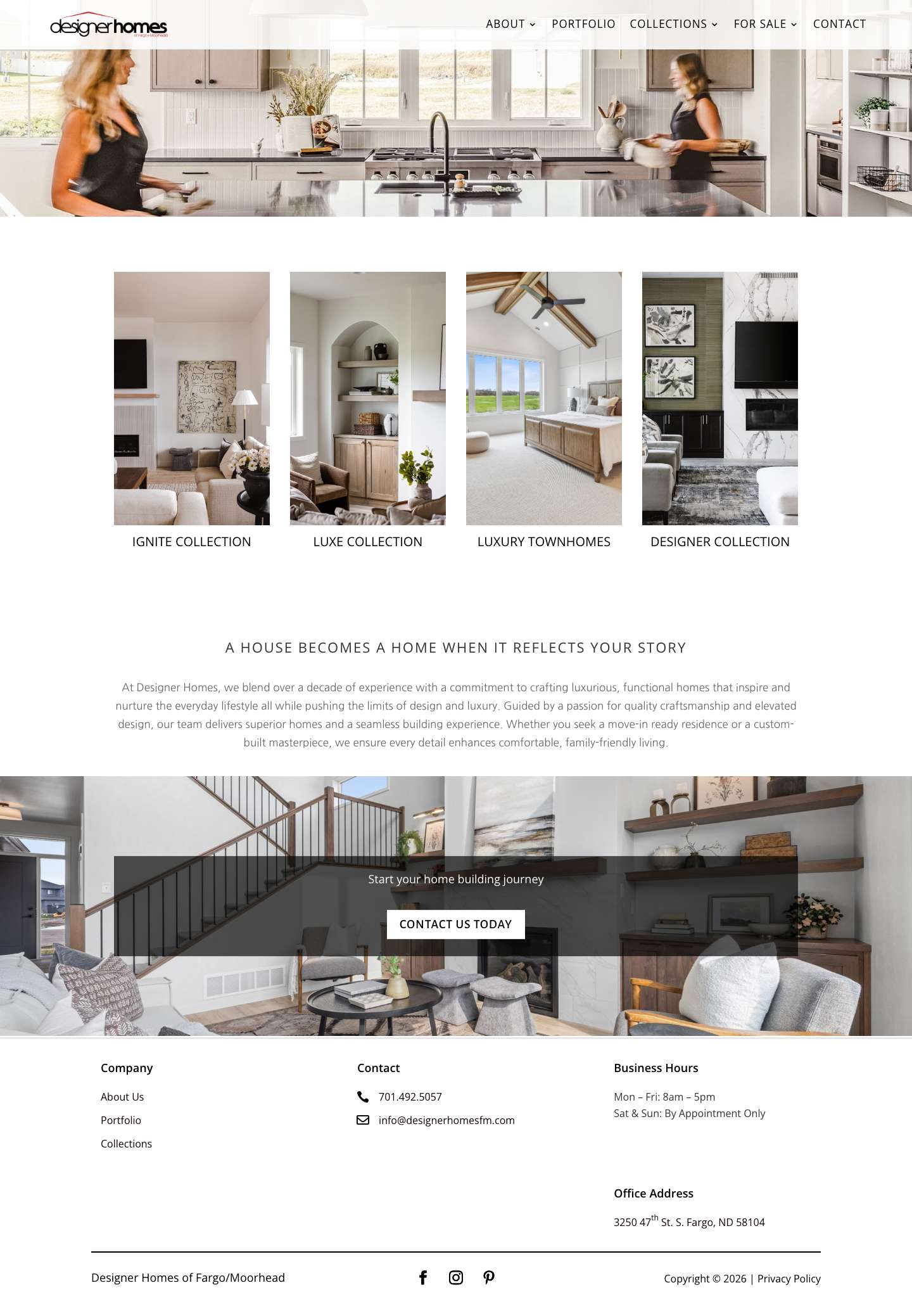 Home - Designer Homes - Full Screenshot